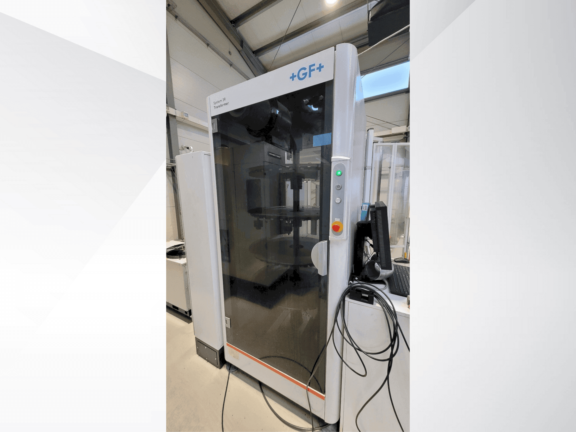 Вид станка +GF+ System 3R transformer спереди