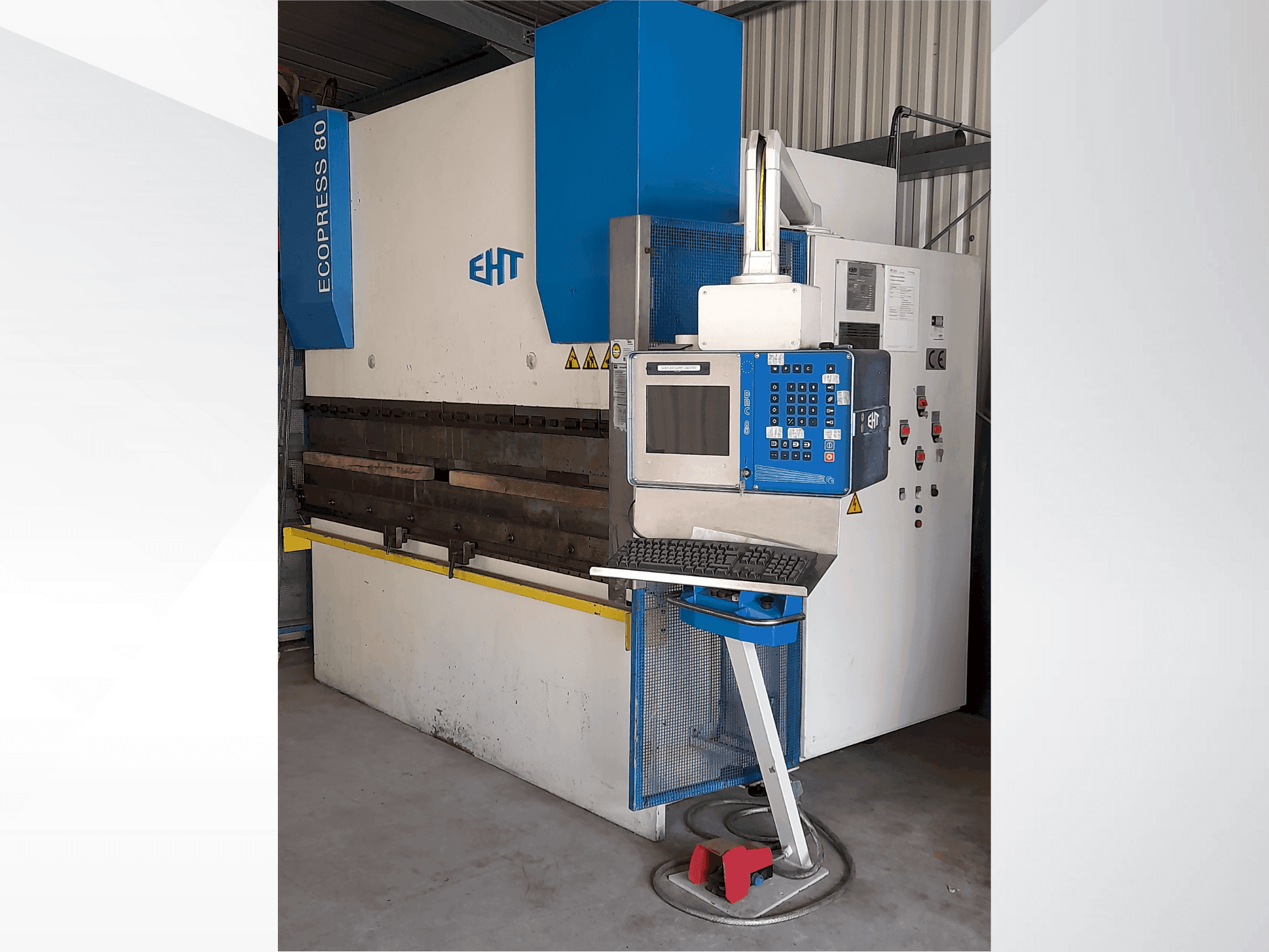 Вид станка EHT Ecopress 80 спереди