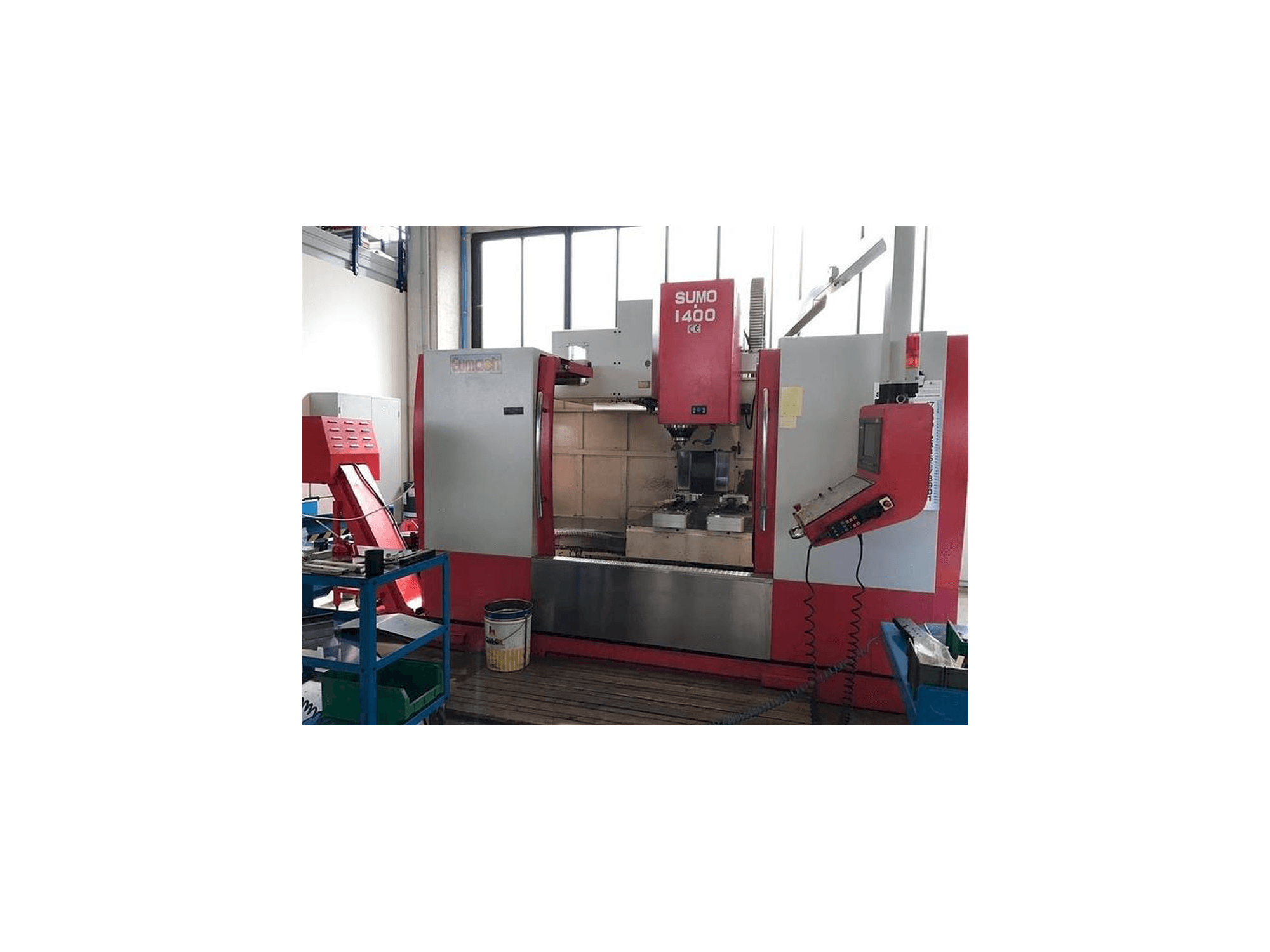 Вид станка Eumach SUMO 1400 спереди