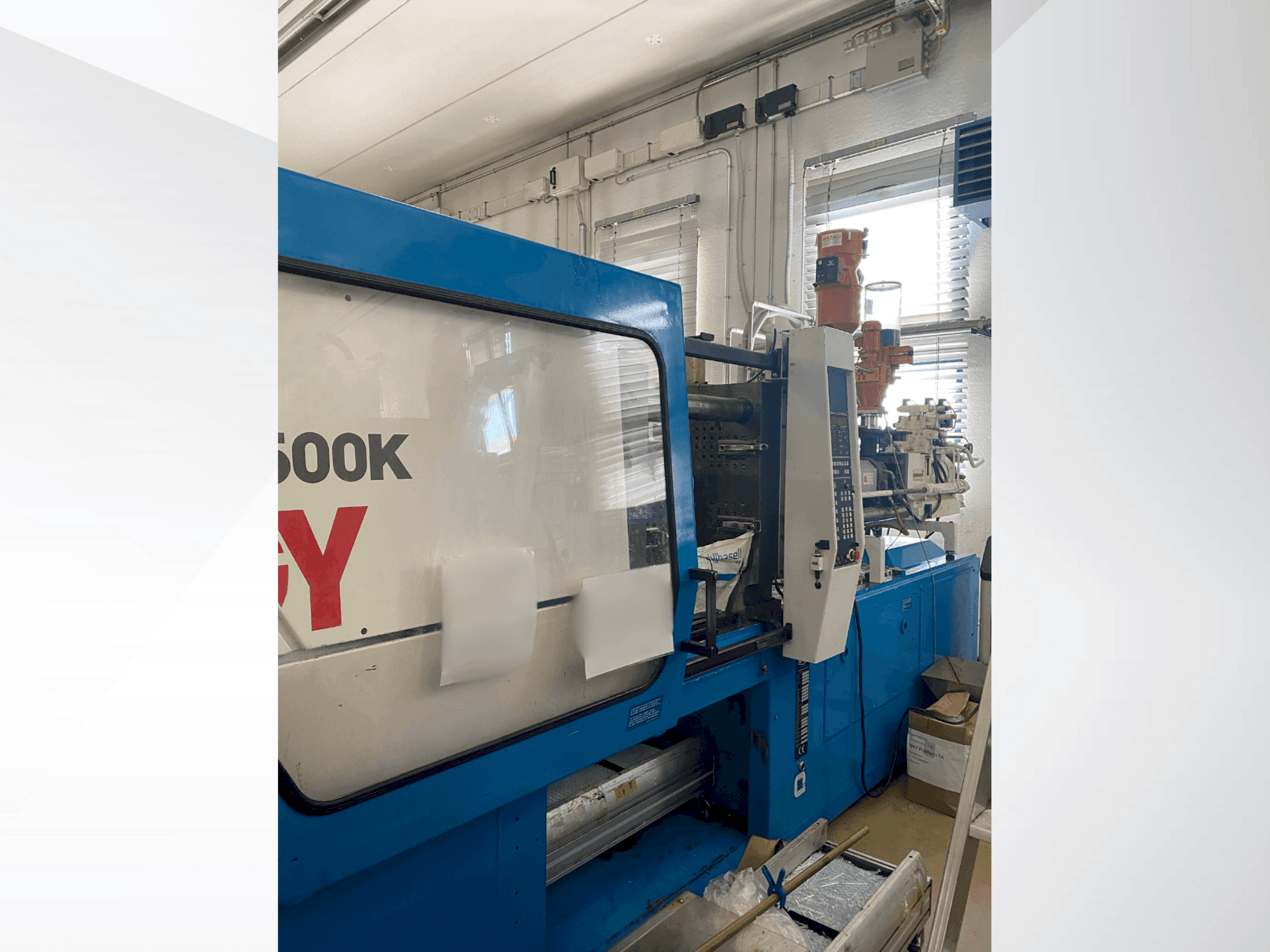 Вид станка Netstal S-1500K-460 спереди