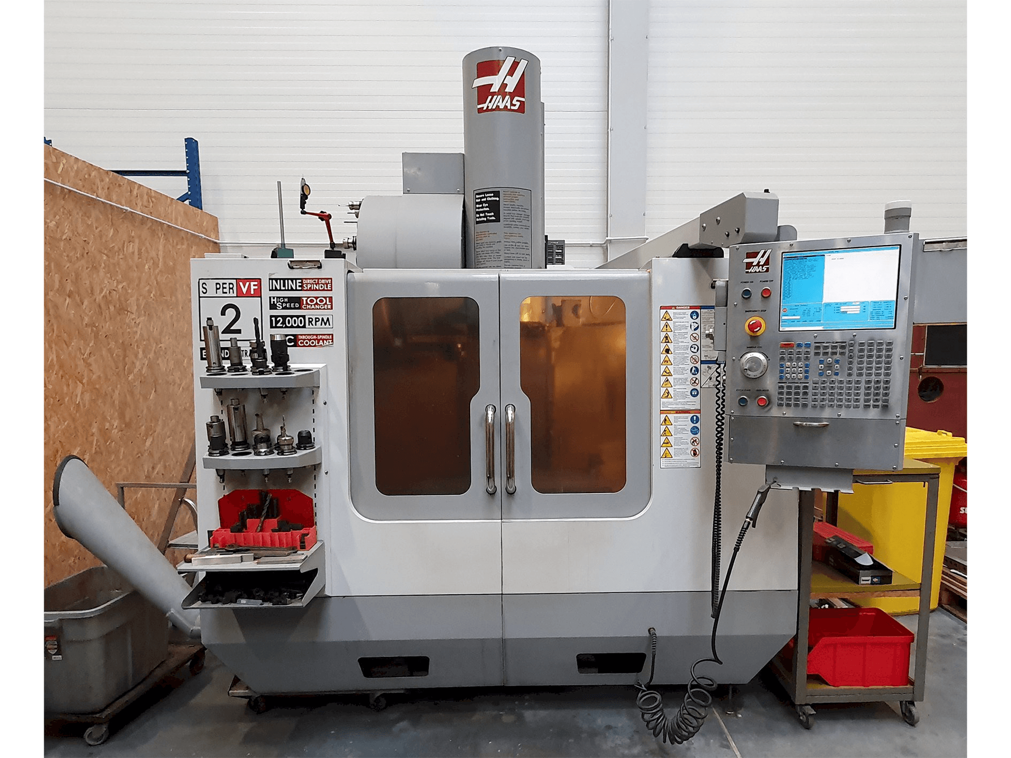 Вид станка HAAS VF2-SSYTHE спереди