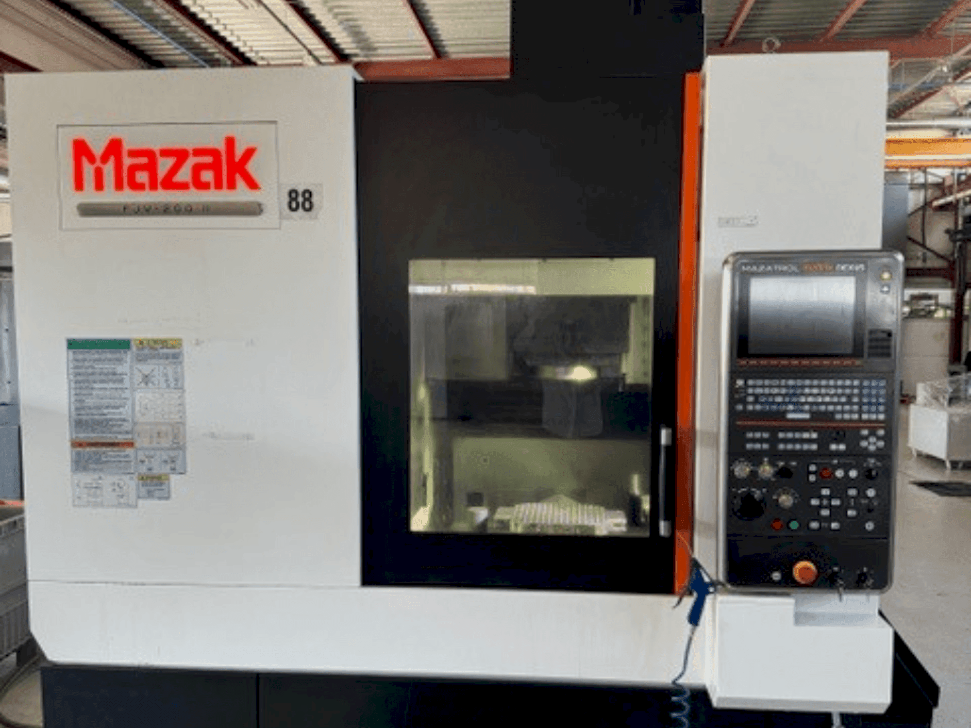 Вид станка Mazak FJV-200II спереди