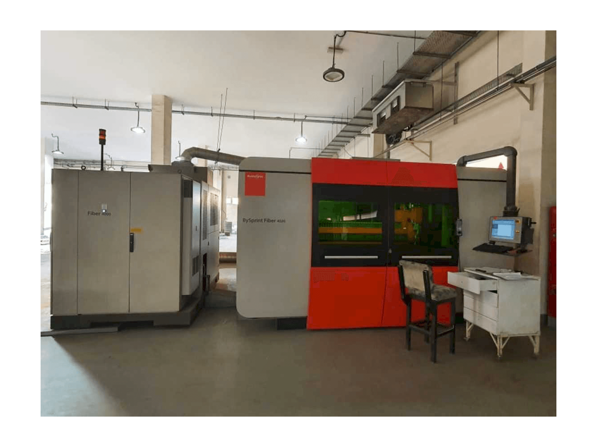 Вид станка Bystronic BySprint Fiber 4020 спереди