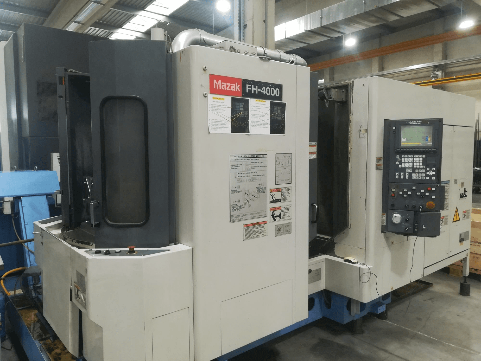 Вид станка Mazak FH-4000 спереди