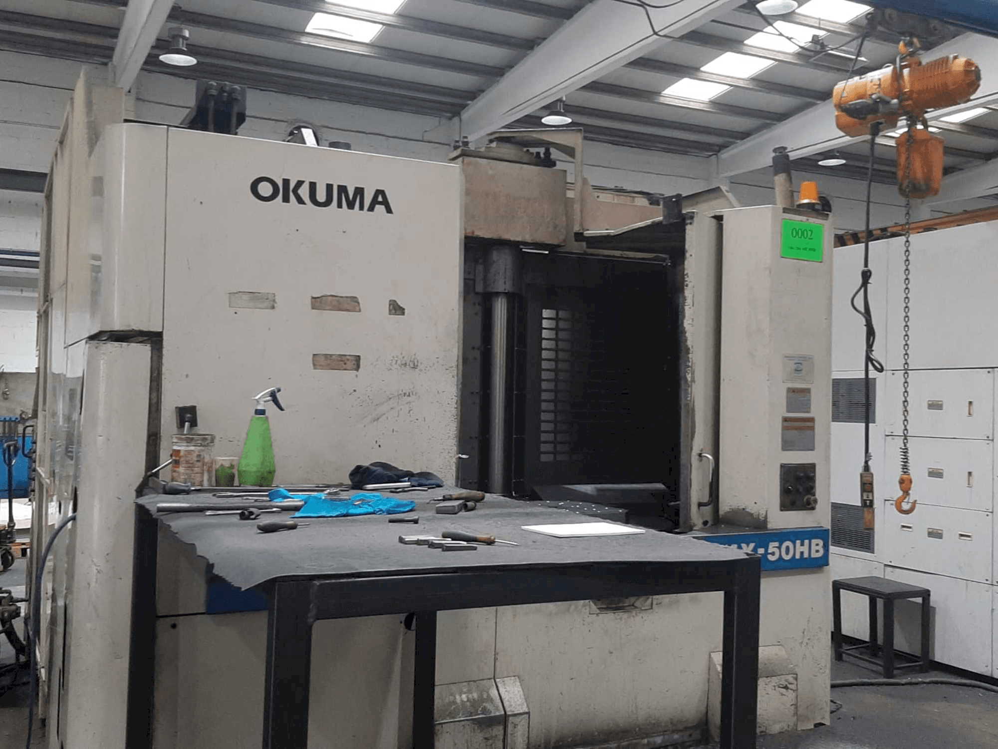 Вид станка Okuma MX-50HB спереди