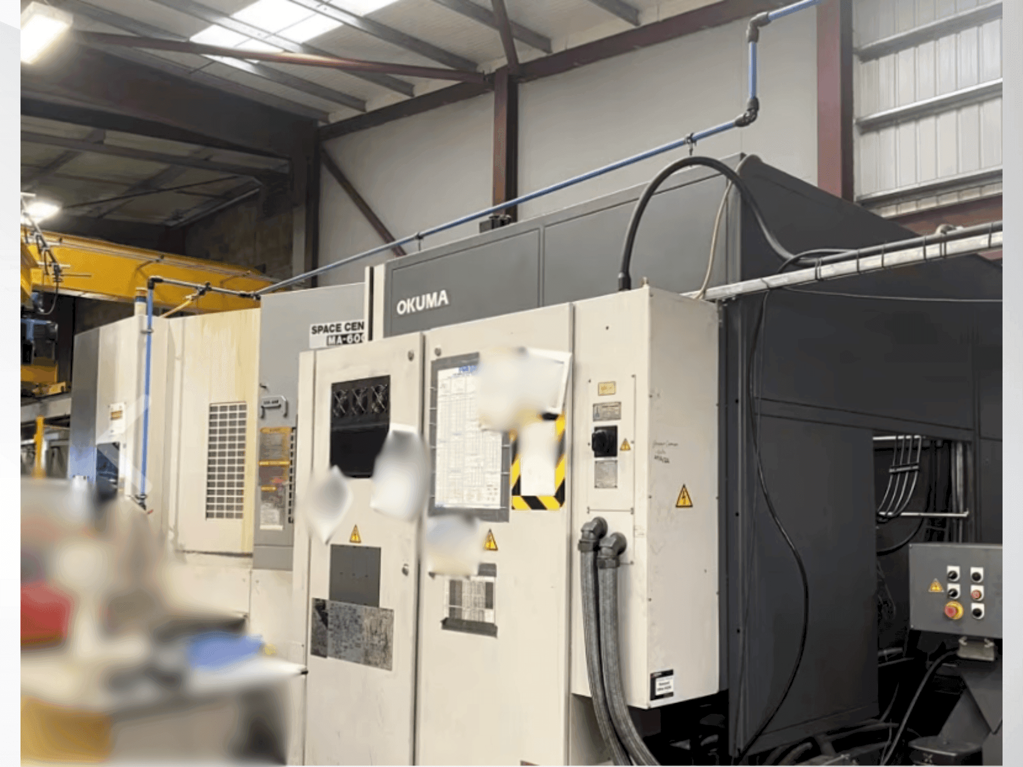 Вид станка Okuma MA 600 спереди