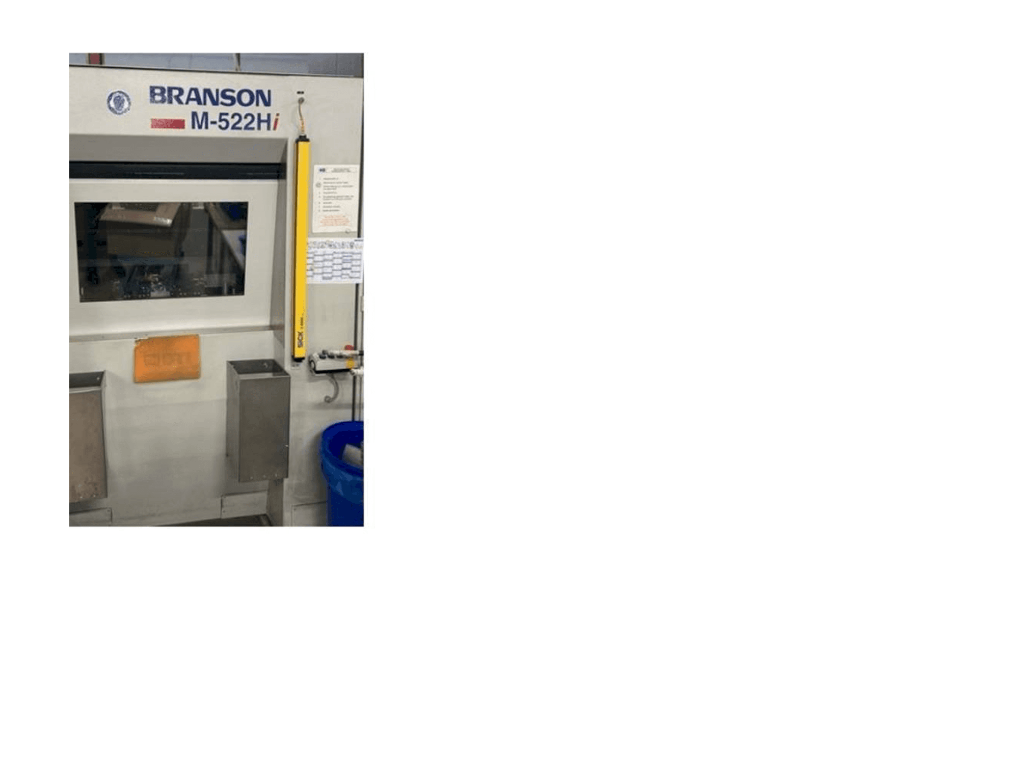 Вид станка BRANSON M-522Hi (2010) спереди