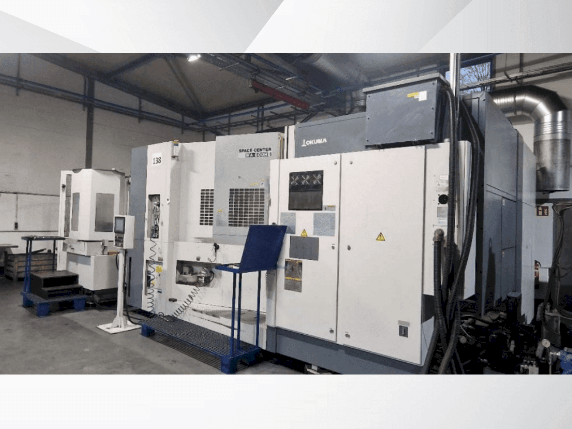 Вид станка Okuma MA-600 HB спереди