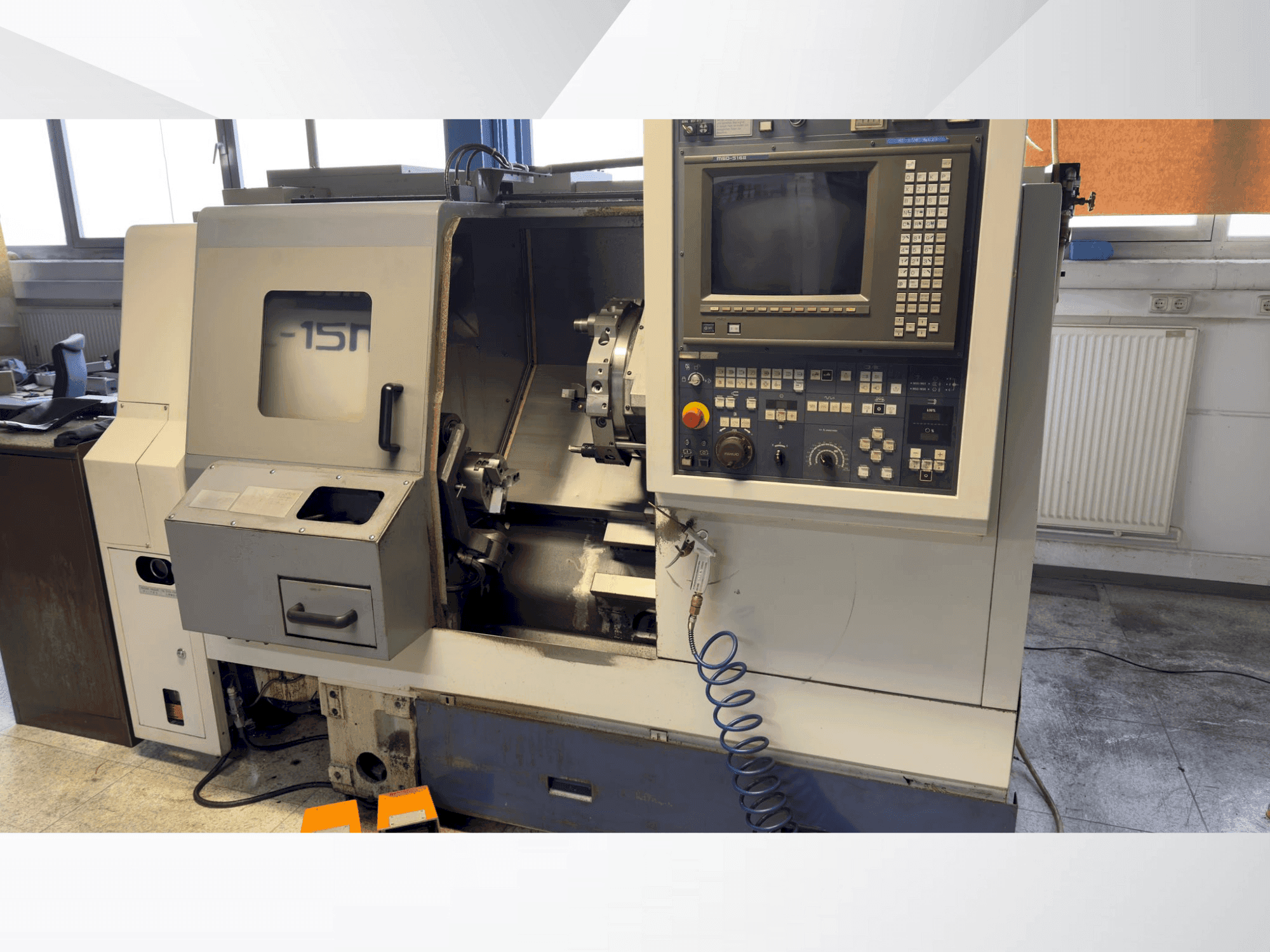 Вид станка MORI SEIKI SL-15MC спереди