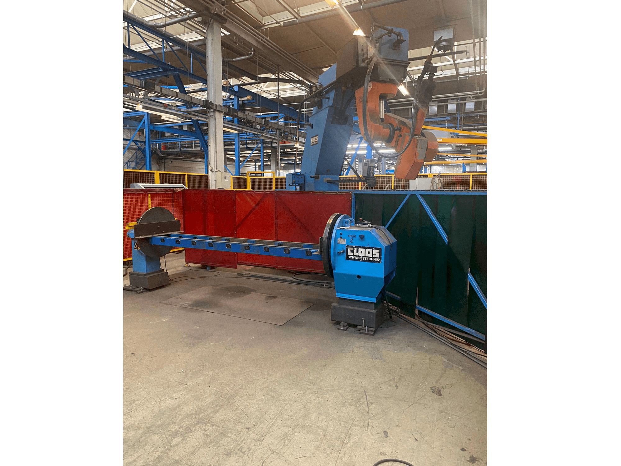 Вид станка Carl Cloos Romat 310 C-Stander WPV-DP-5000N спереди