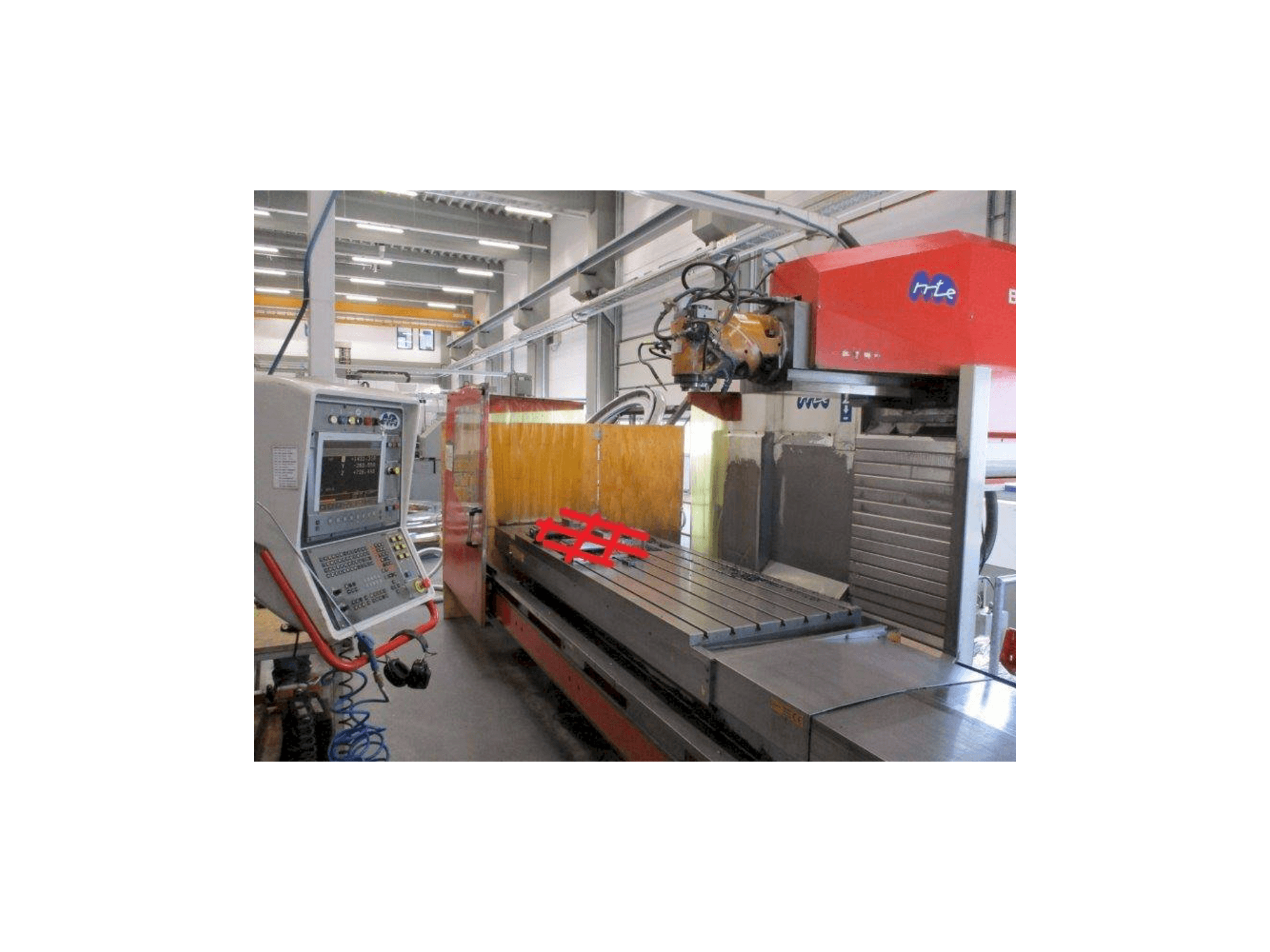 Вид станка MTE BF-2700 спереди