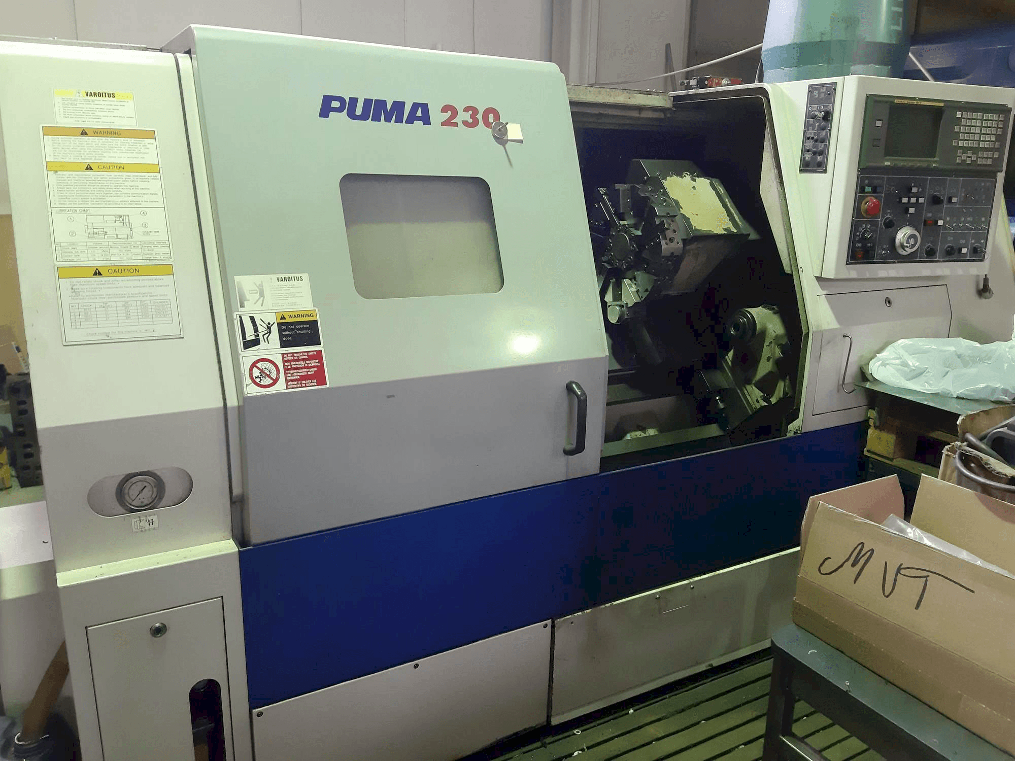 Front view of DAEWOO PUMA 230 machine