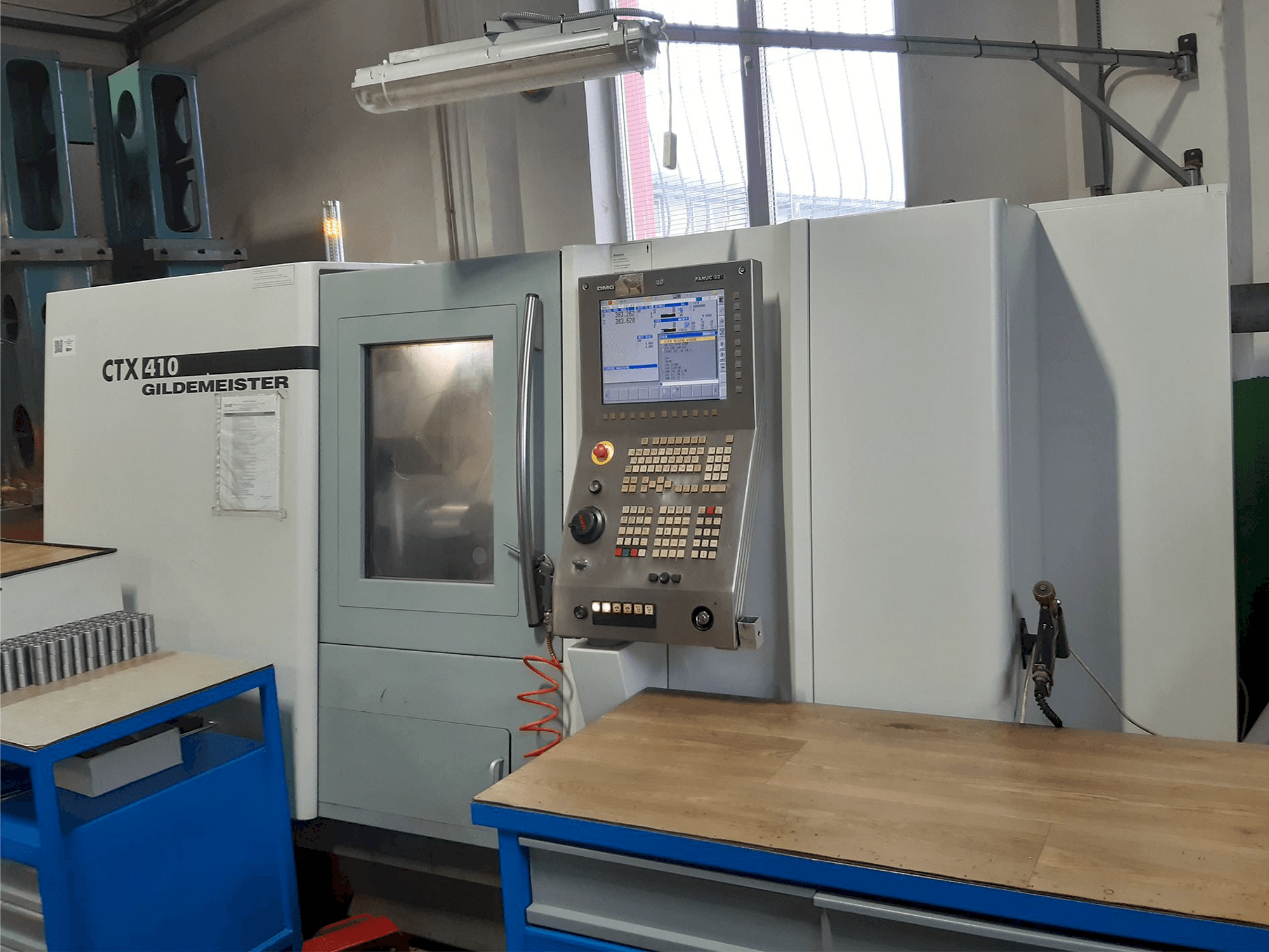 Вид станка Gildemeister CTX 410 спереди