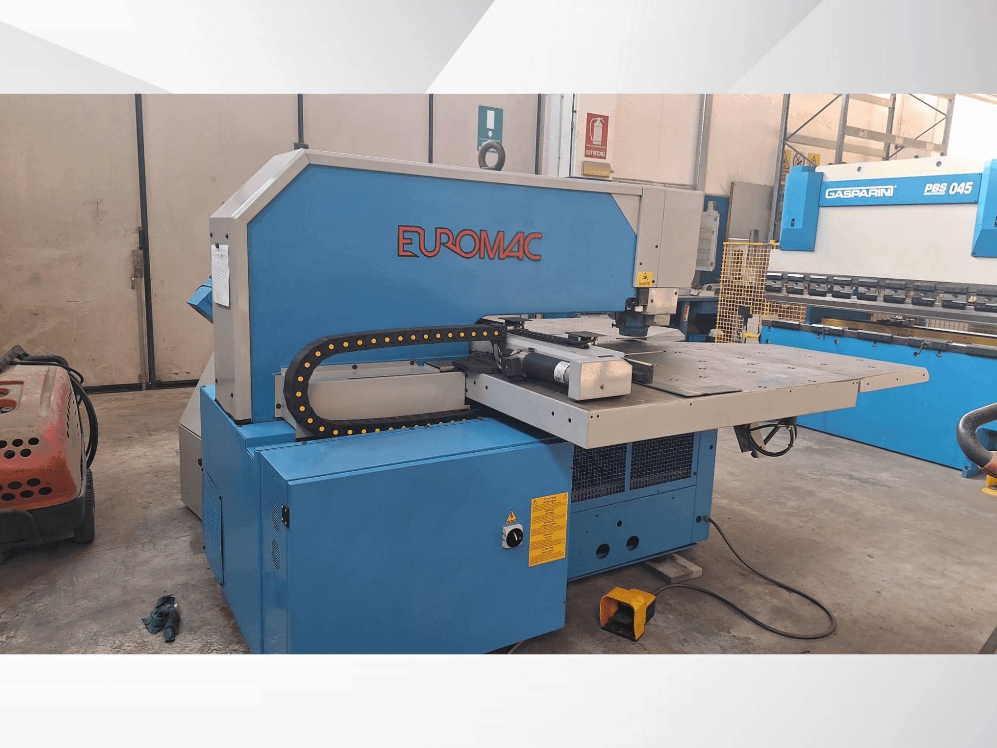 Вид станка Euromac BX 1000/50 спереди