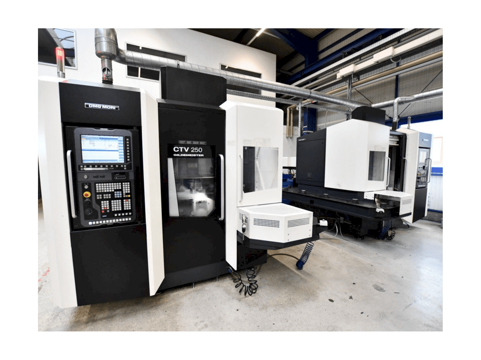 Front view of DMG MORI Gildemeister CTV 250 2nd machine