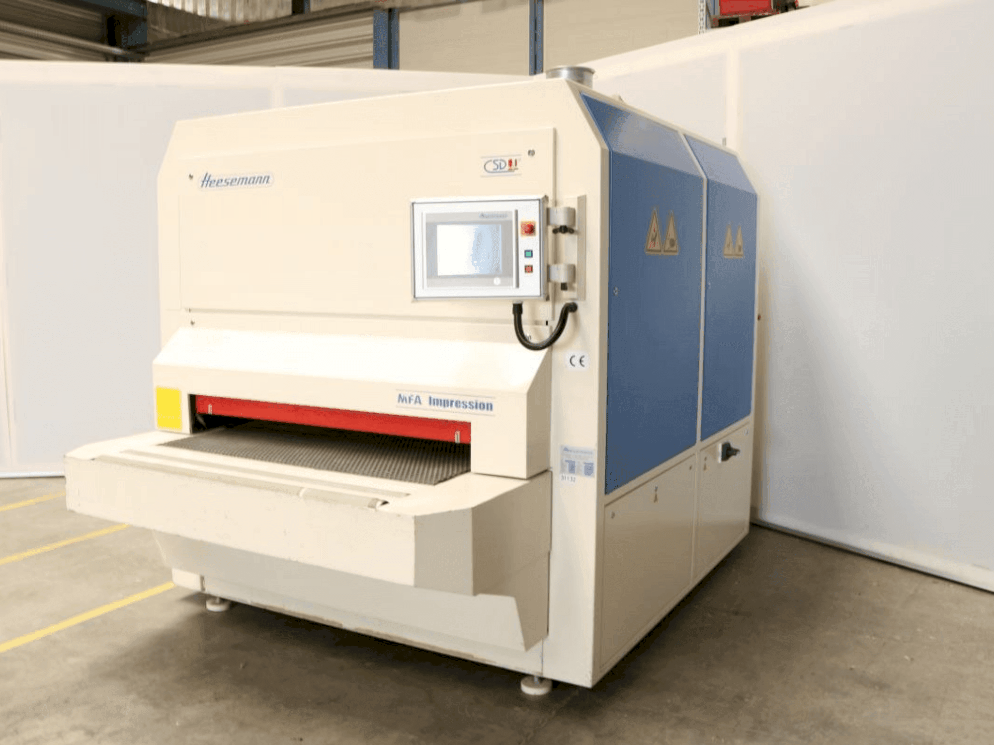 Вид станка HEESEMANN MFA Impression (2010) спереди