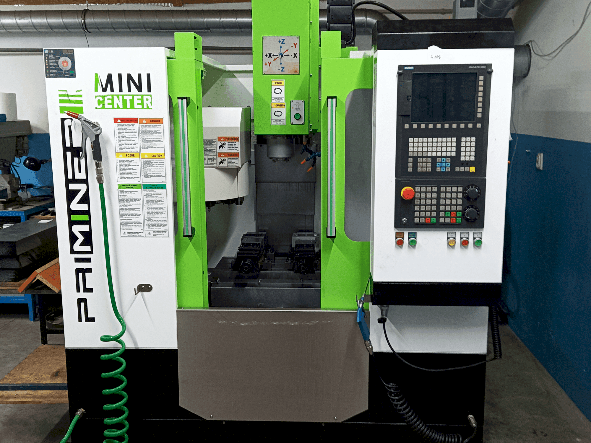 Вид станка Priminer MINI спереди