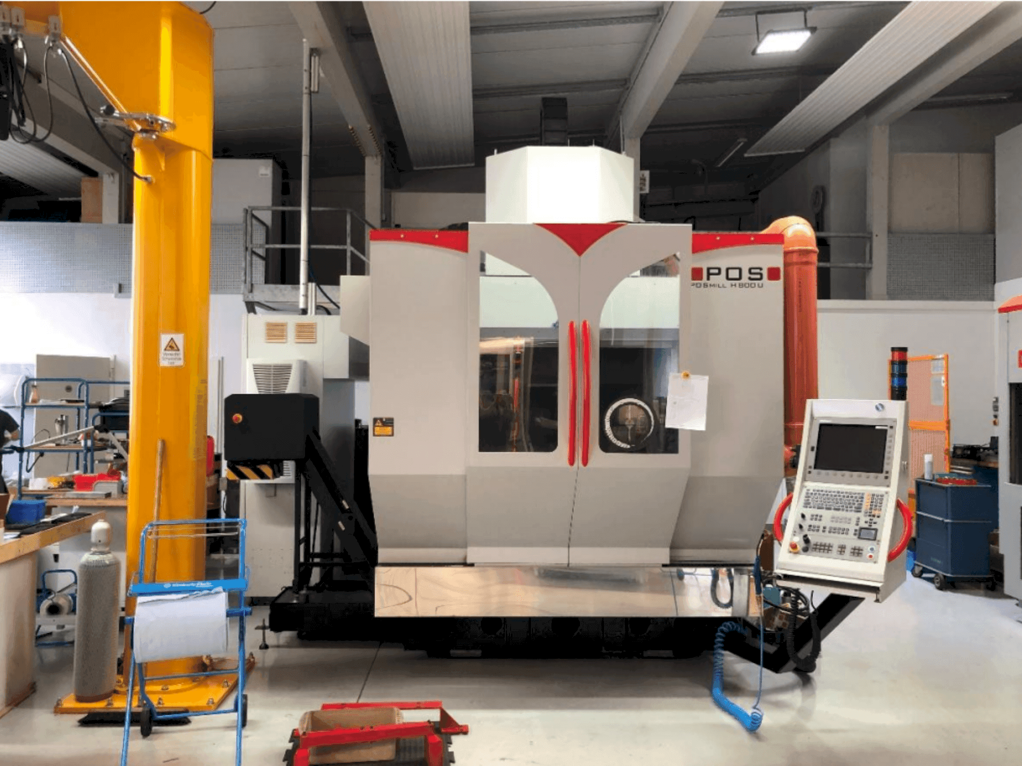 Вид станка POSmill H 800 U спереди