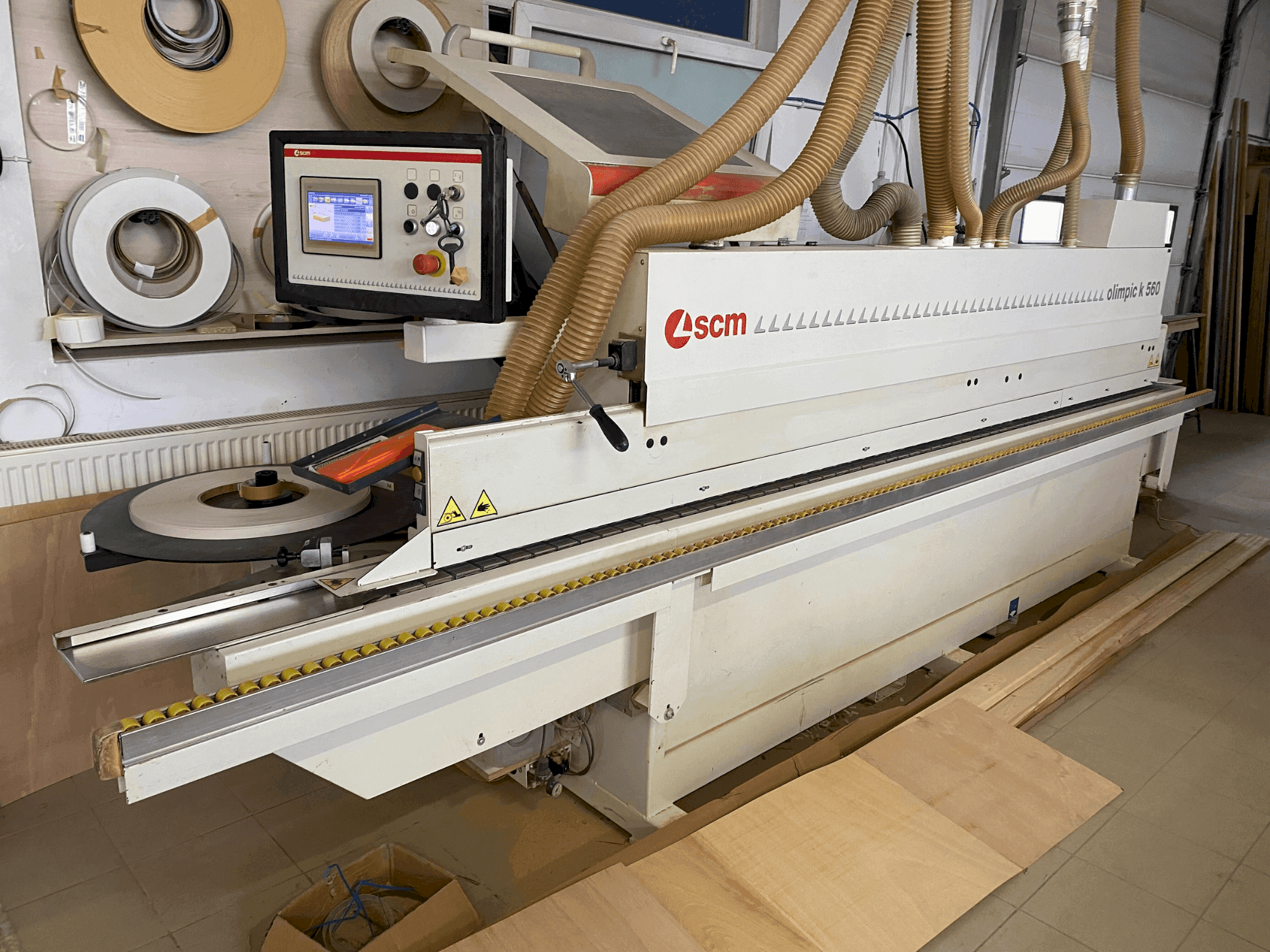 Вид станка SCM OLIMPIC K 560 спереди