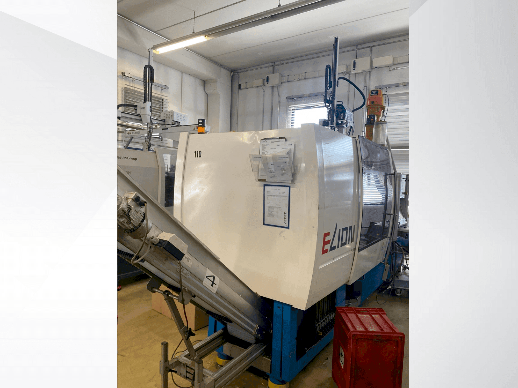 Вид станка Netstal ELION 800-270F спереди