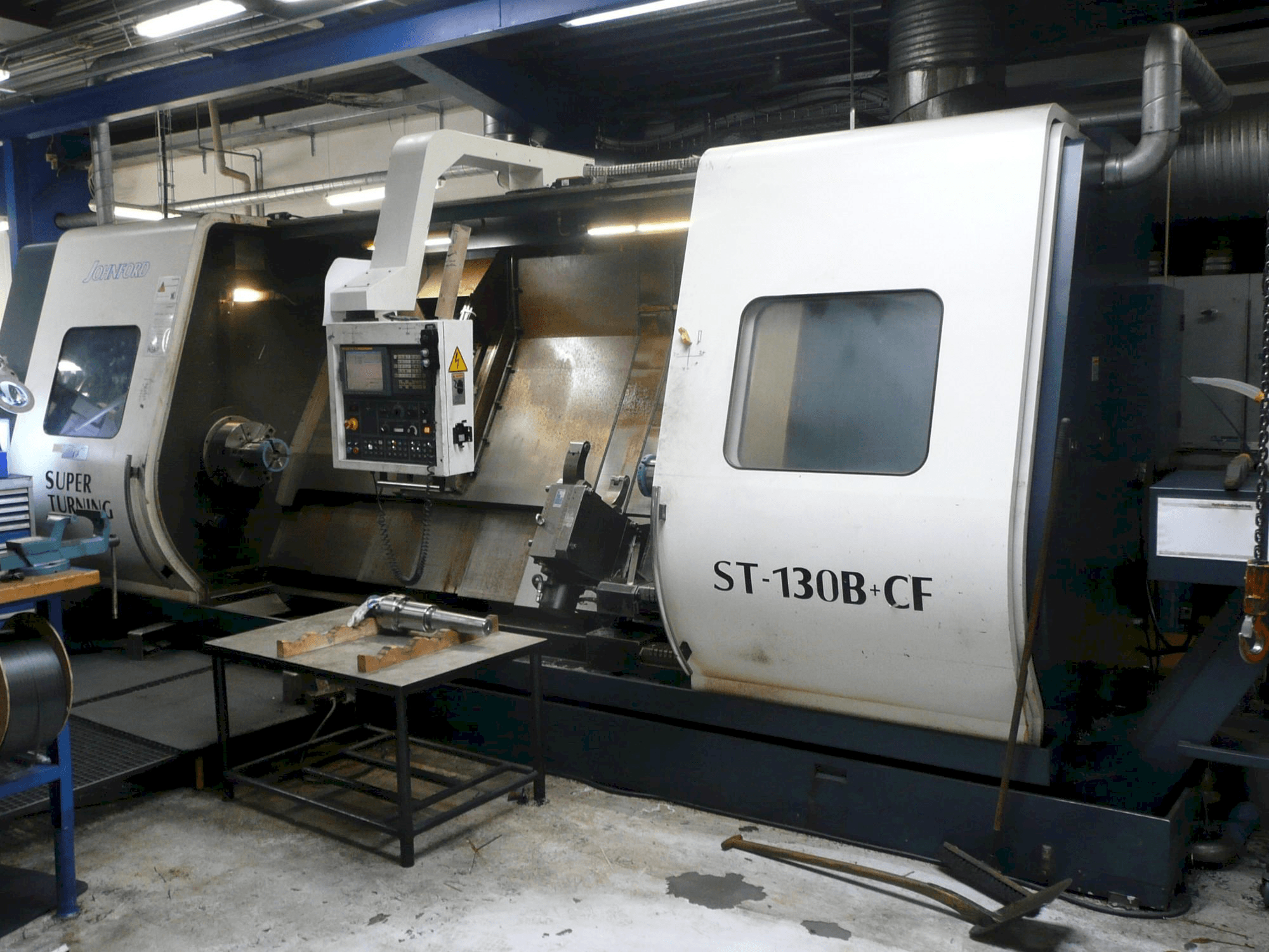 Вид станка Johnford ST-130 B+CF спереди