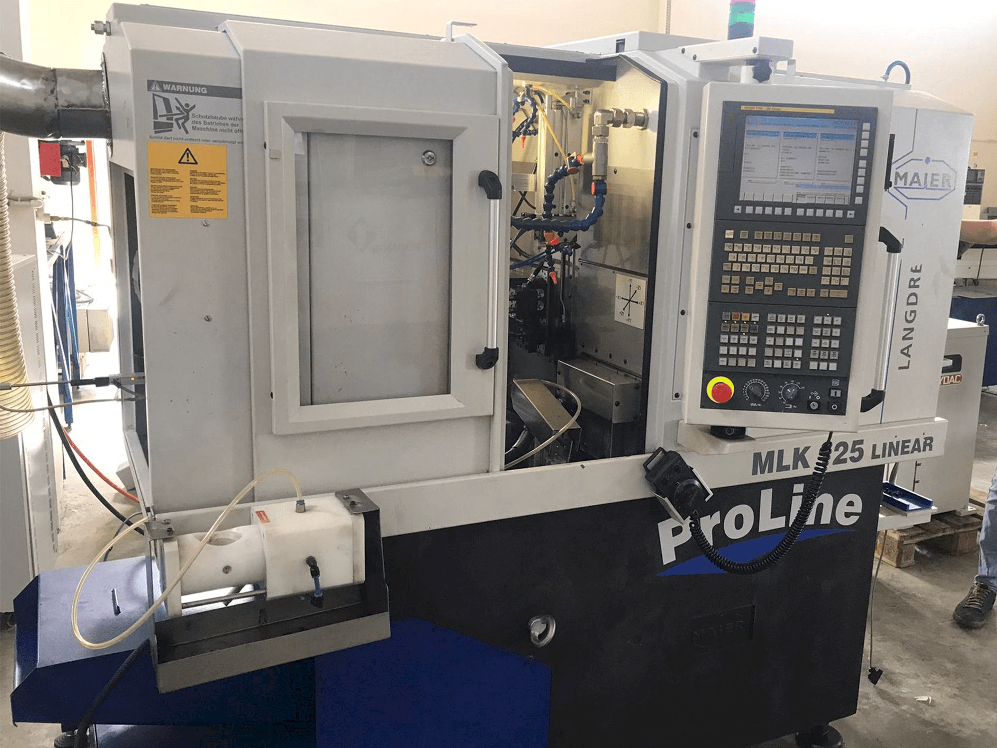 Вид станка Maier MLK 125 Linear спереди