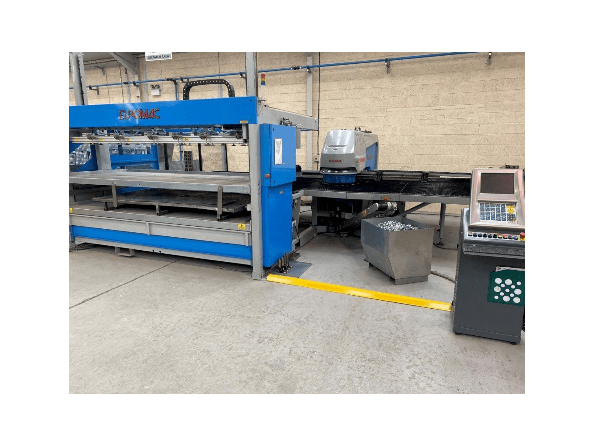 Вид станка Euromac MTX Flex 12 Hybrid спереди