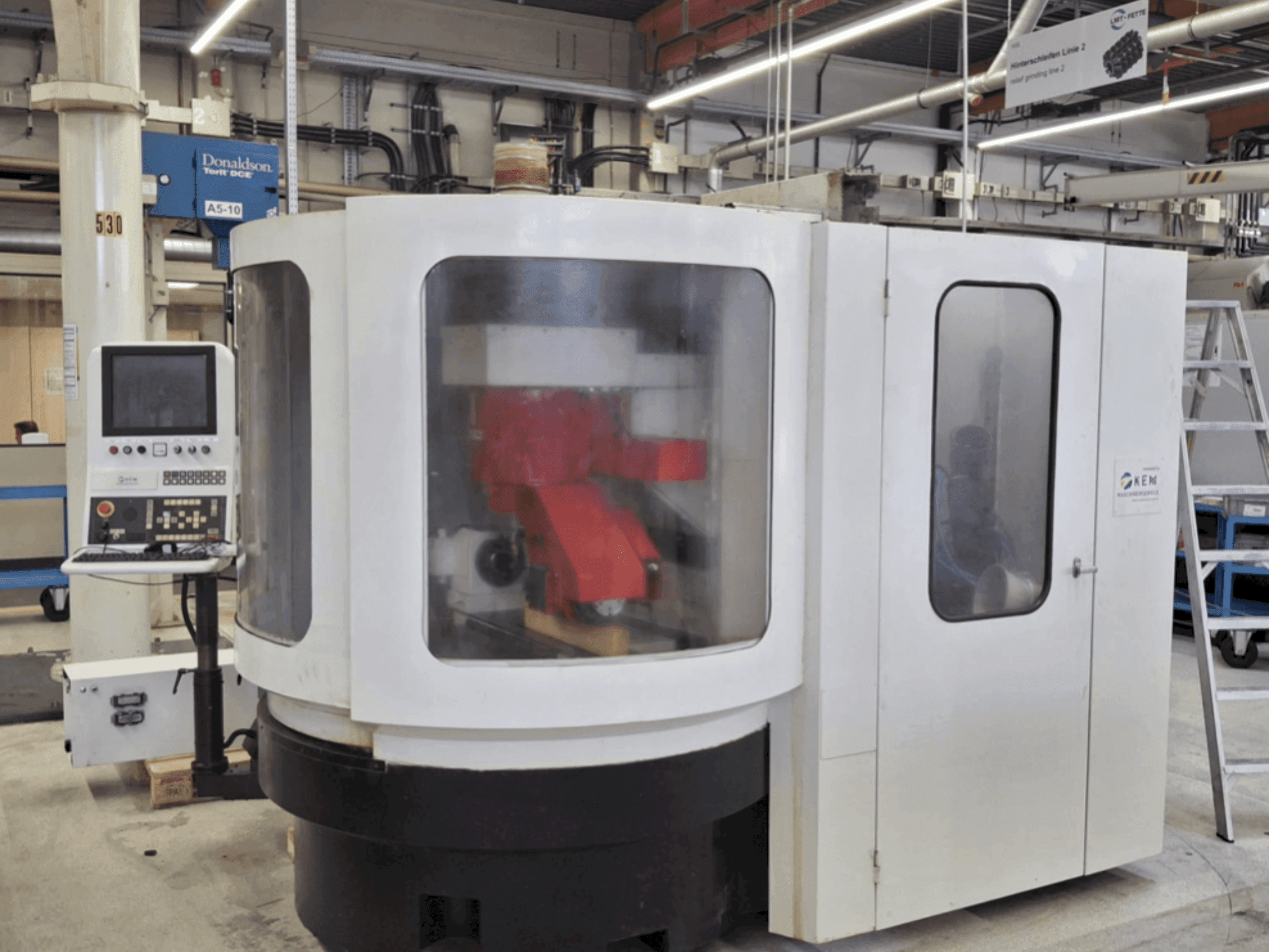 Вид станка SAACKE UWIID спереди