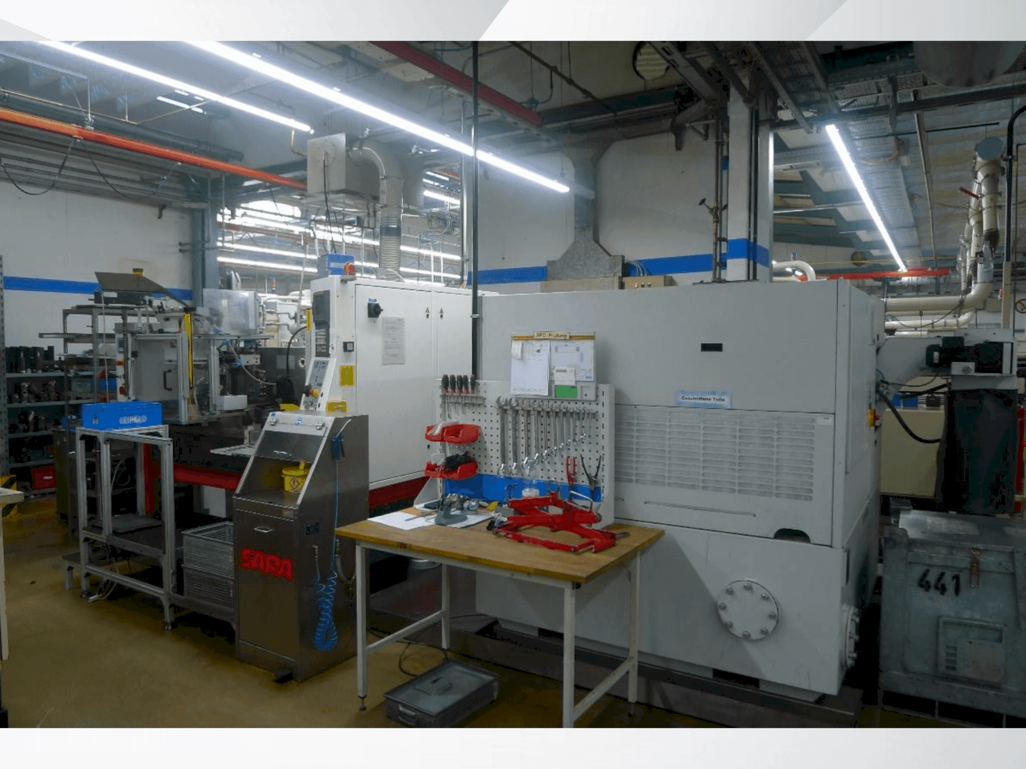 Вид станка TSCHUDIN ecoLine 400 сбоку