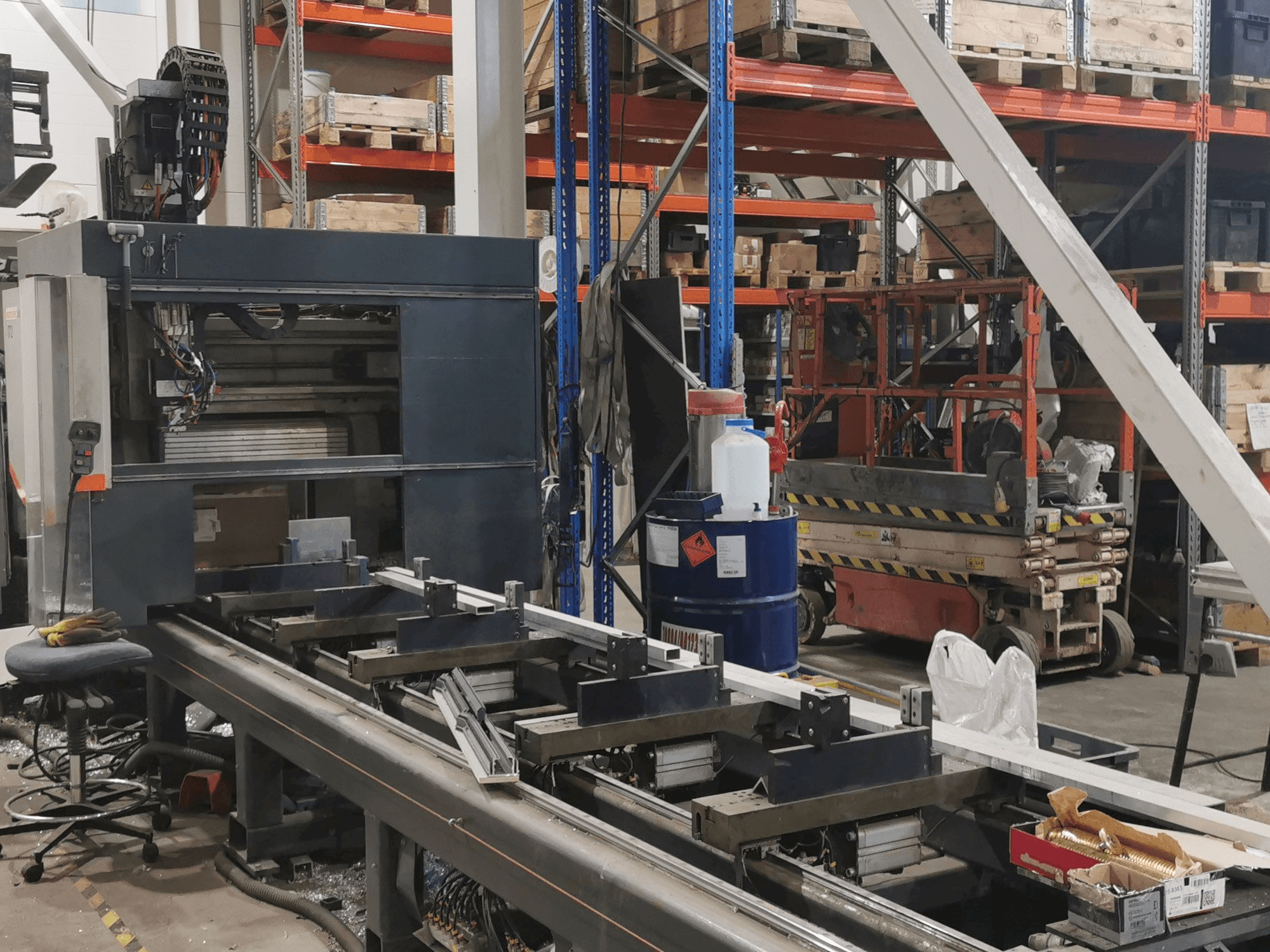 Front view of Elumatec SBZ 140 machine