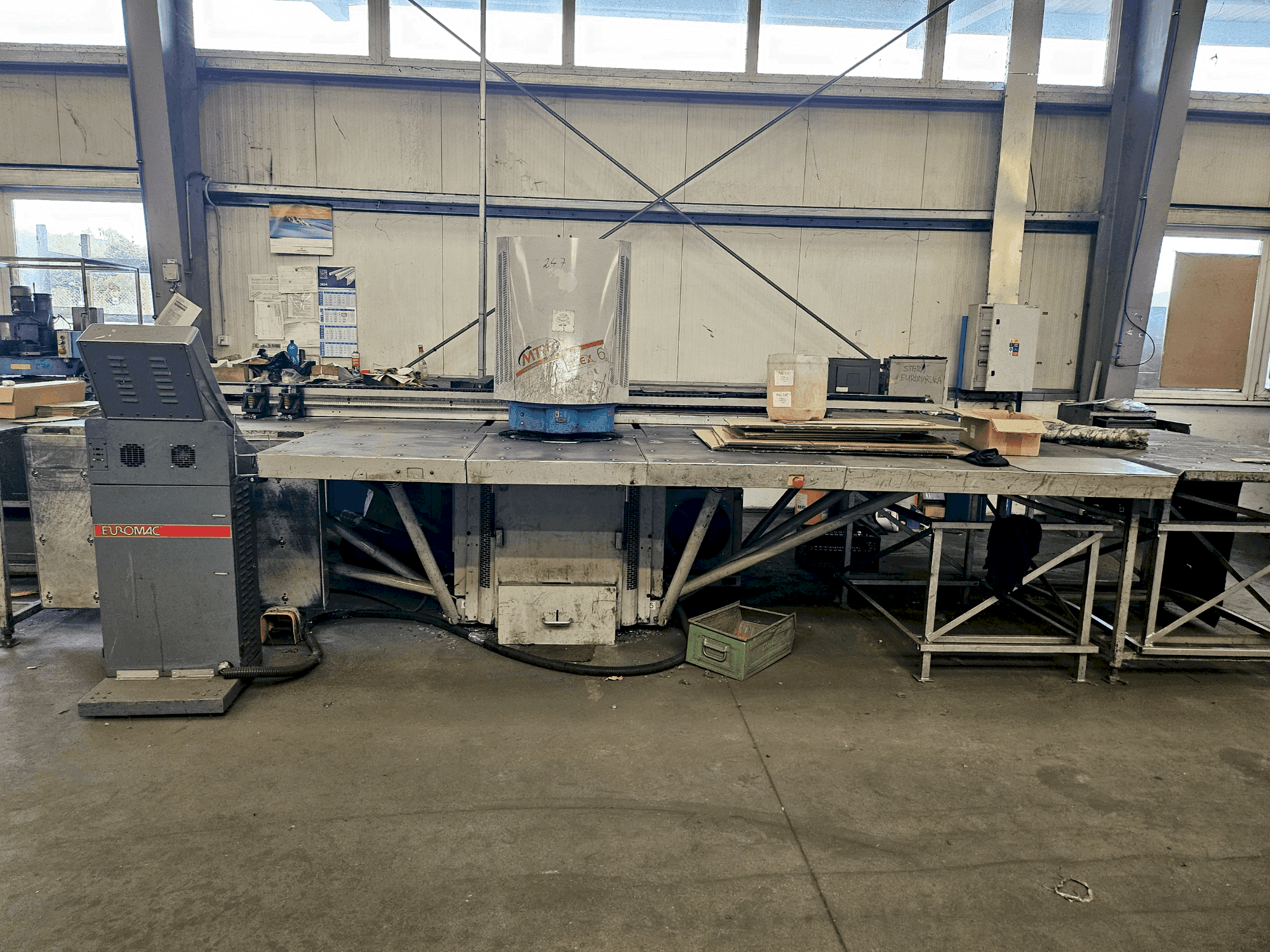Вид станка Euromac MTX Flex 6 спереди