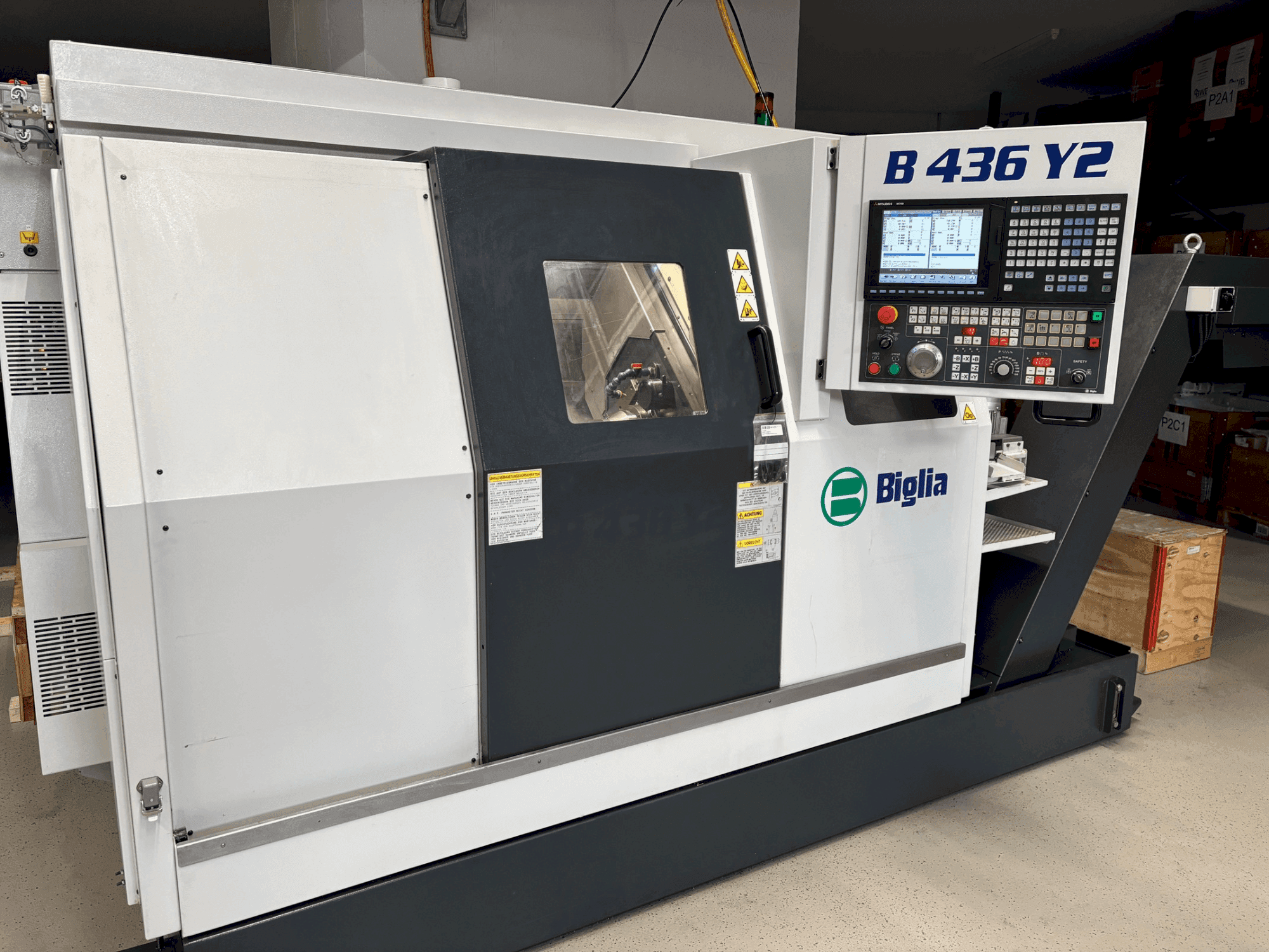 Вид станка Biglia B436Y2 спереди