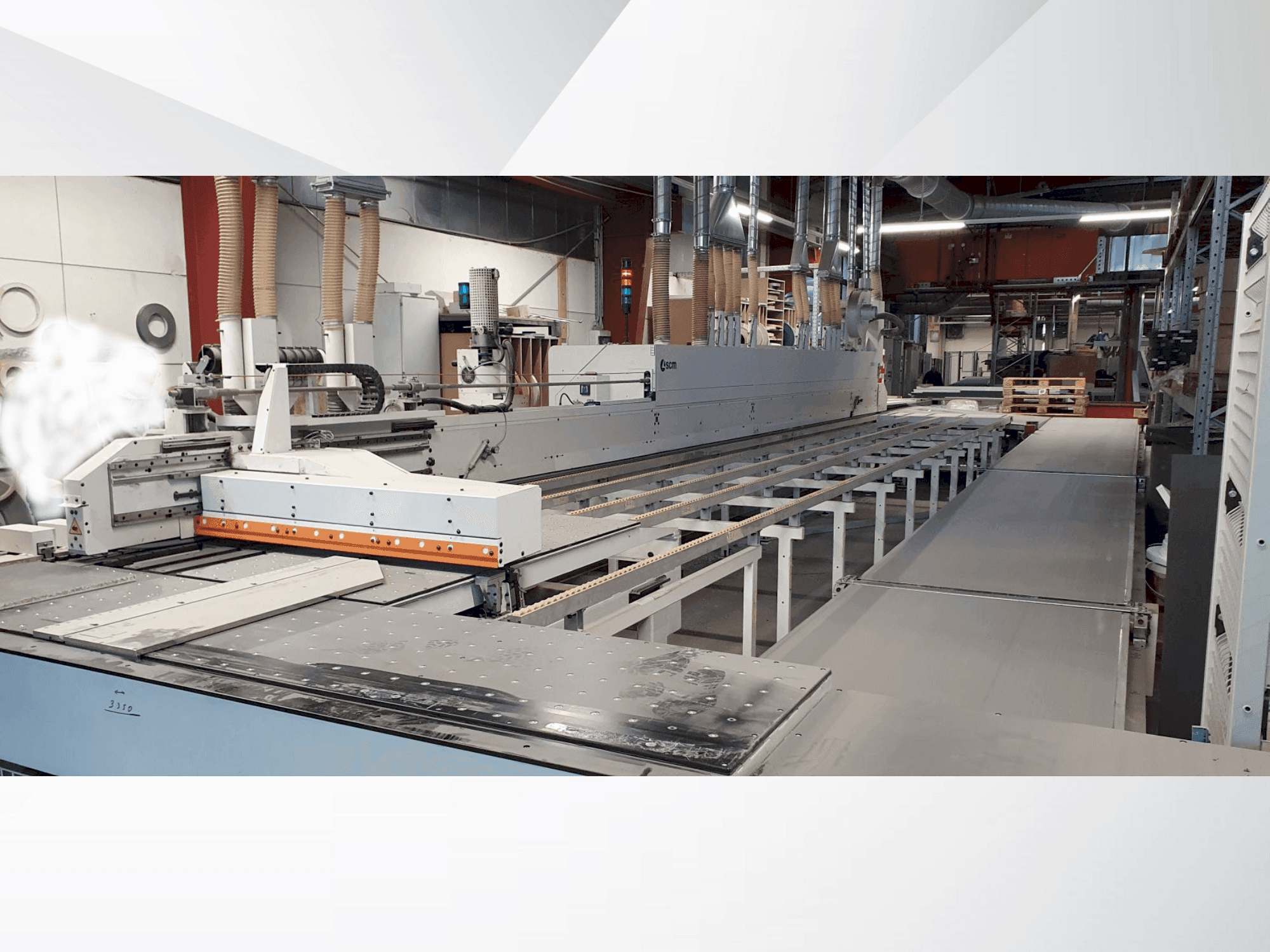 Вид станка SCM STEFANI EBM System S 01 спереди