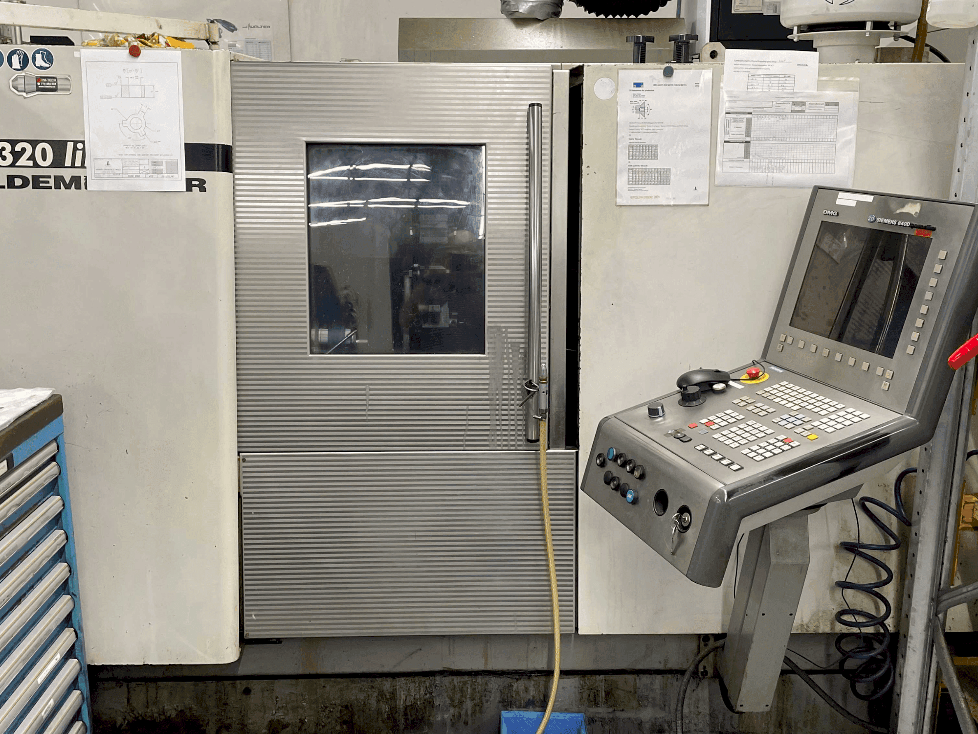 Вид станка DMG CTX 320 linear спереди
