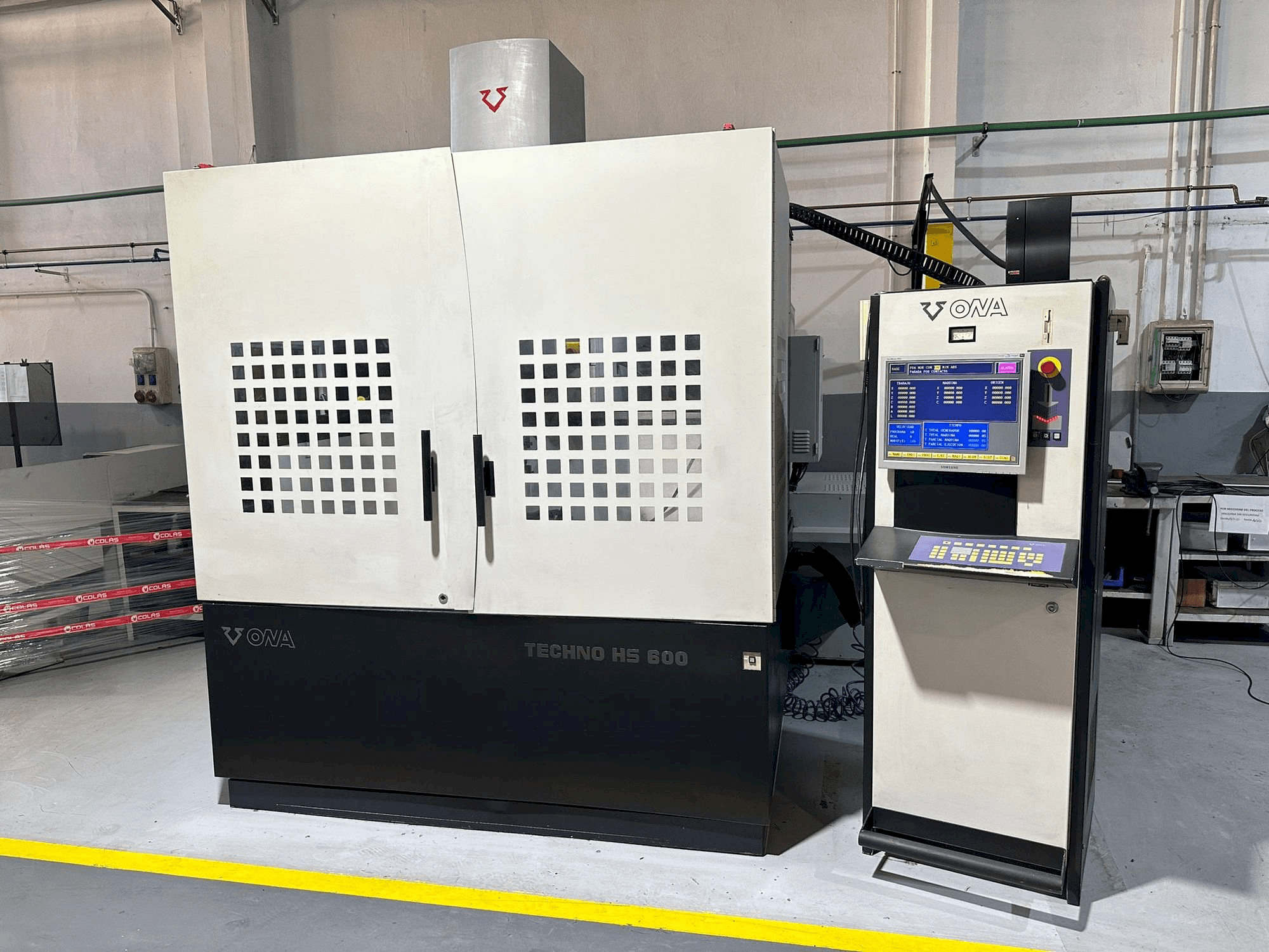 Вид станка ONA HS 600 спереди