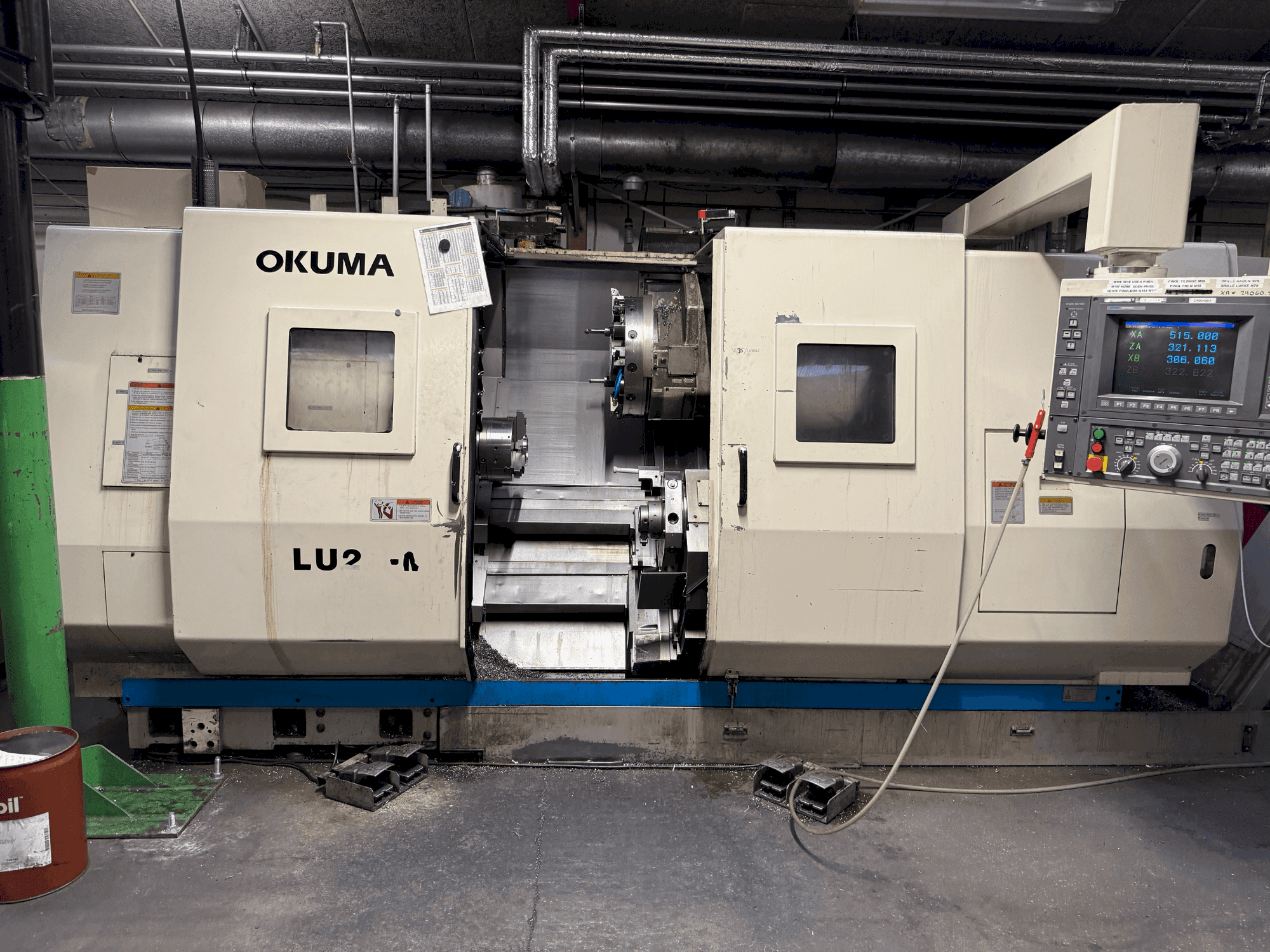 Вид станка Okuma LU2-M спереди