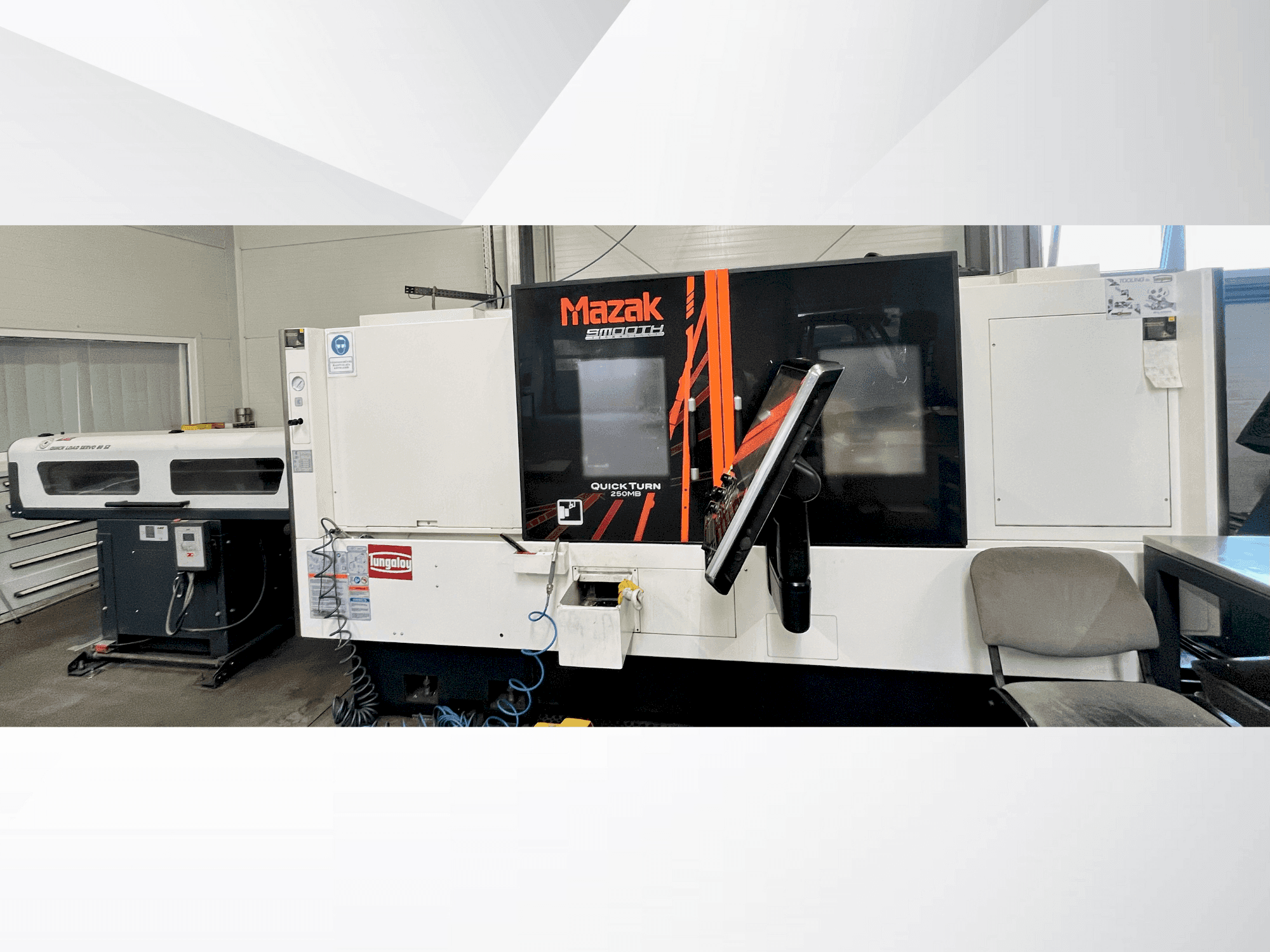 Вид станка Mazak Quick Turn 250MB спереди