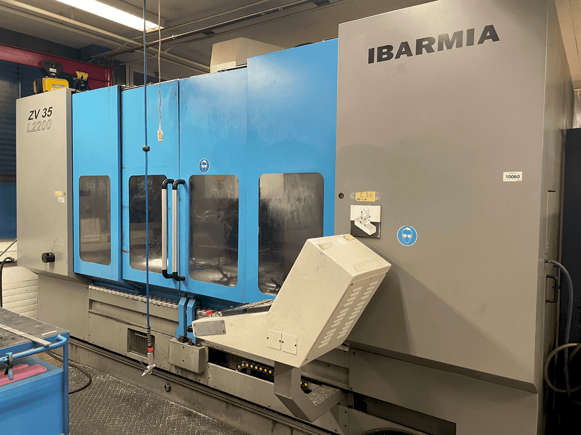Вид станка IBARMIA ZV 35 L2200 спереди
