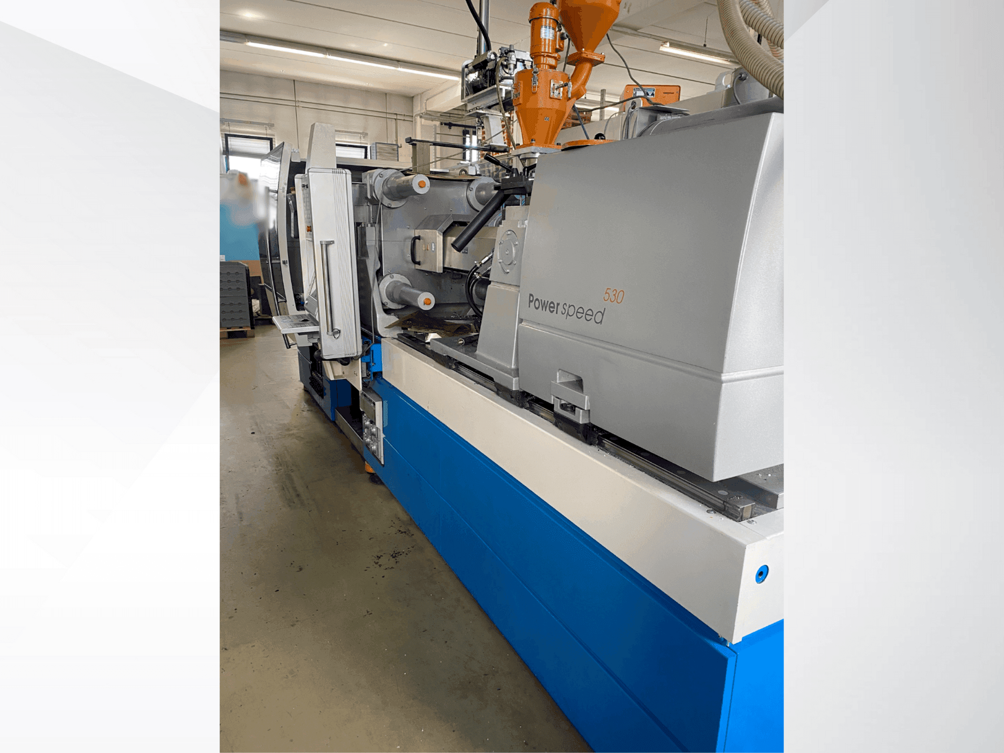 Вид станка Netstal ELION 1200-530 PS спереди