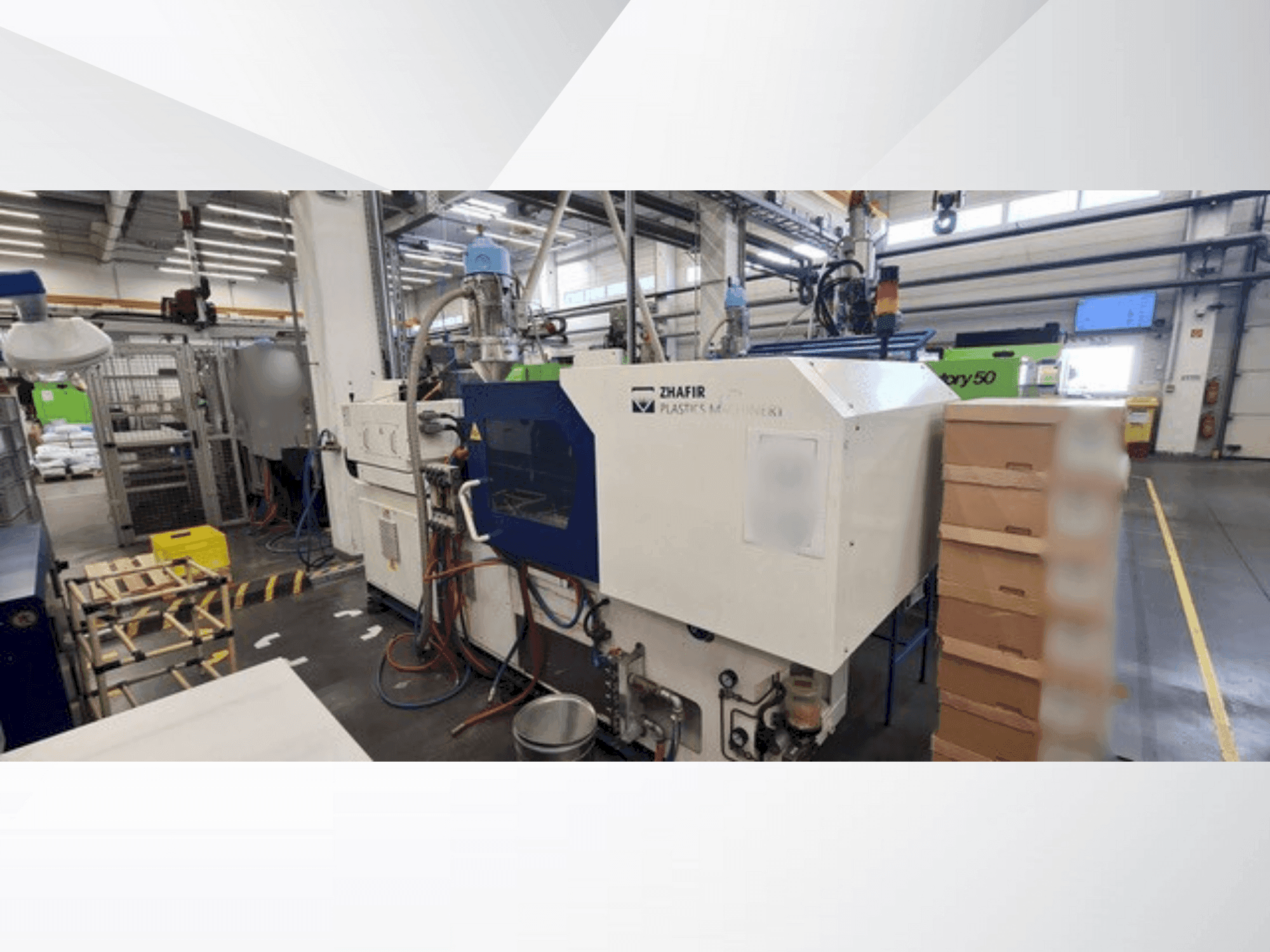 Вид станка Zhafir VE 400/80 спереди