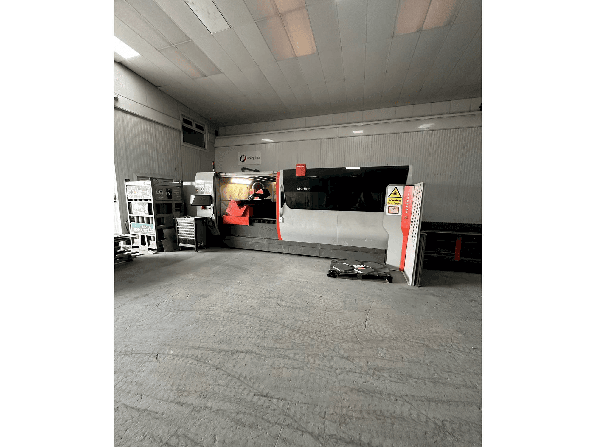 Вид станка Bystronic Bystar 6KW 3015 Fiber спереди