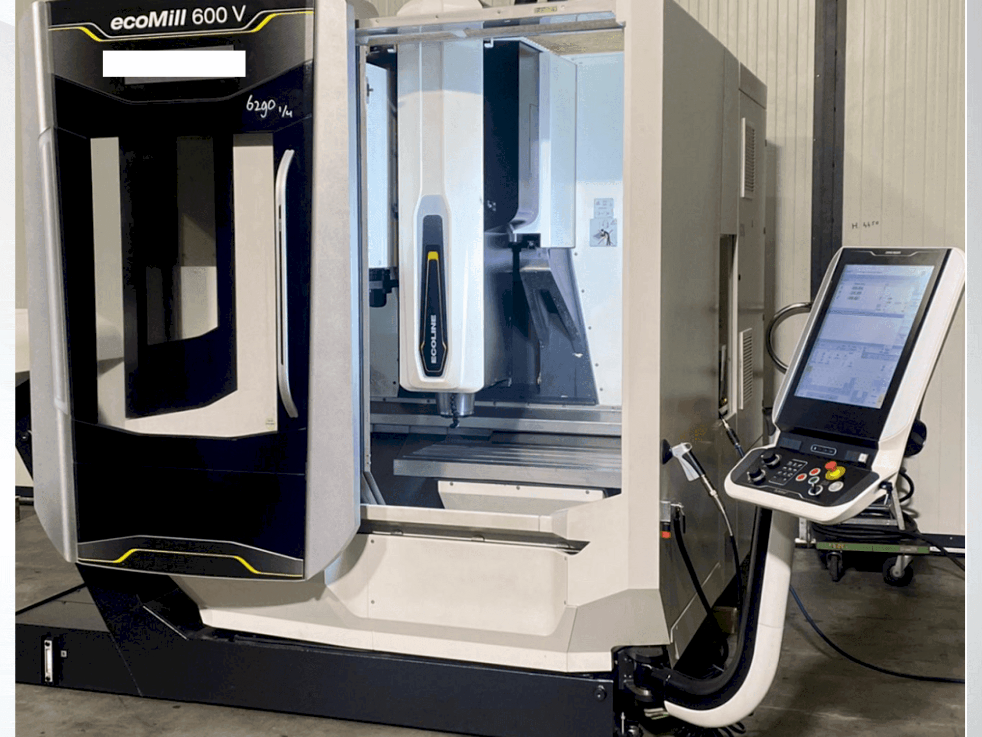 Вид станка DMG Ecomill 600V спереди