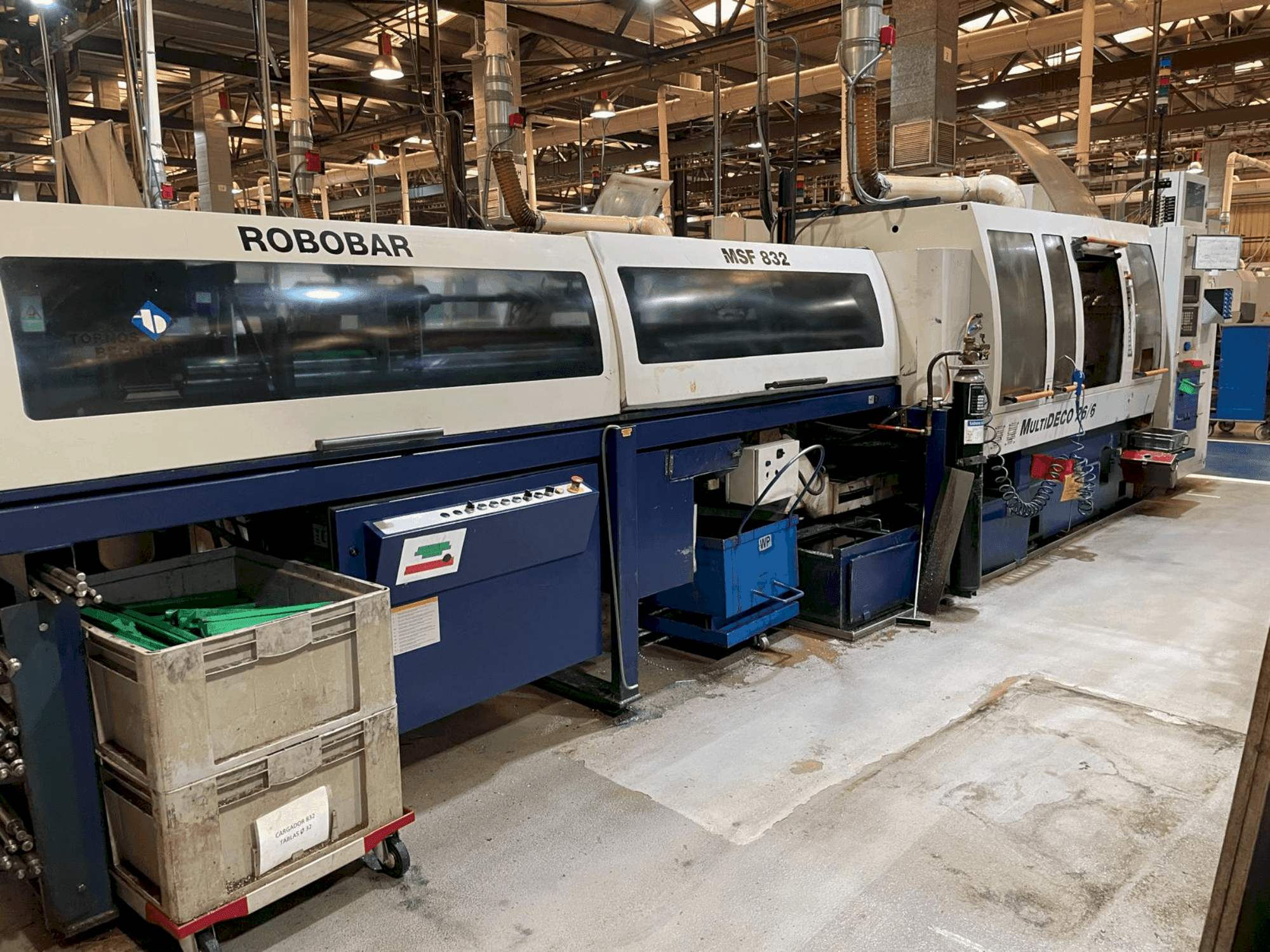 Вид станка Tornos-Bechler MultiDeco 26-6 спереди