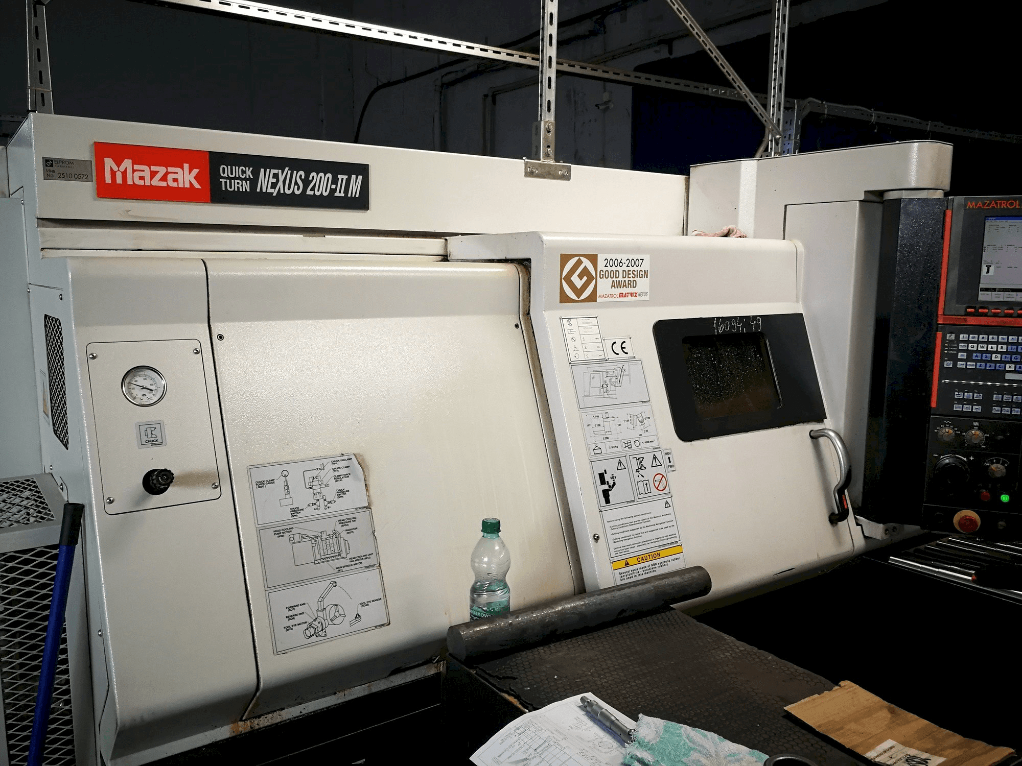 Вид станка Mazak Quick Turn Nexus 250-II M спереди