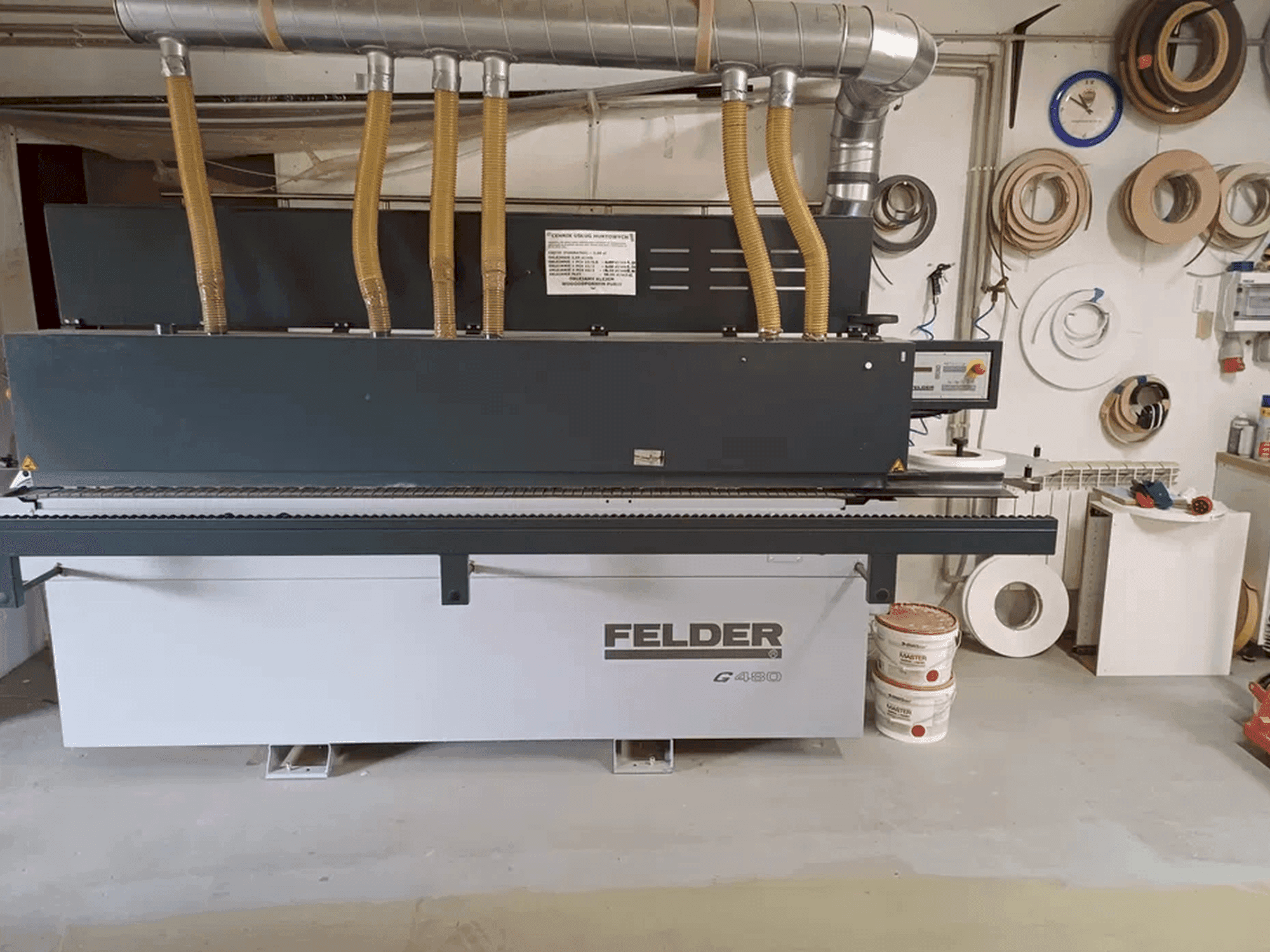 Вид станка FELDER G480 спереди