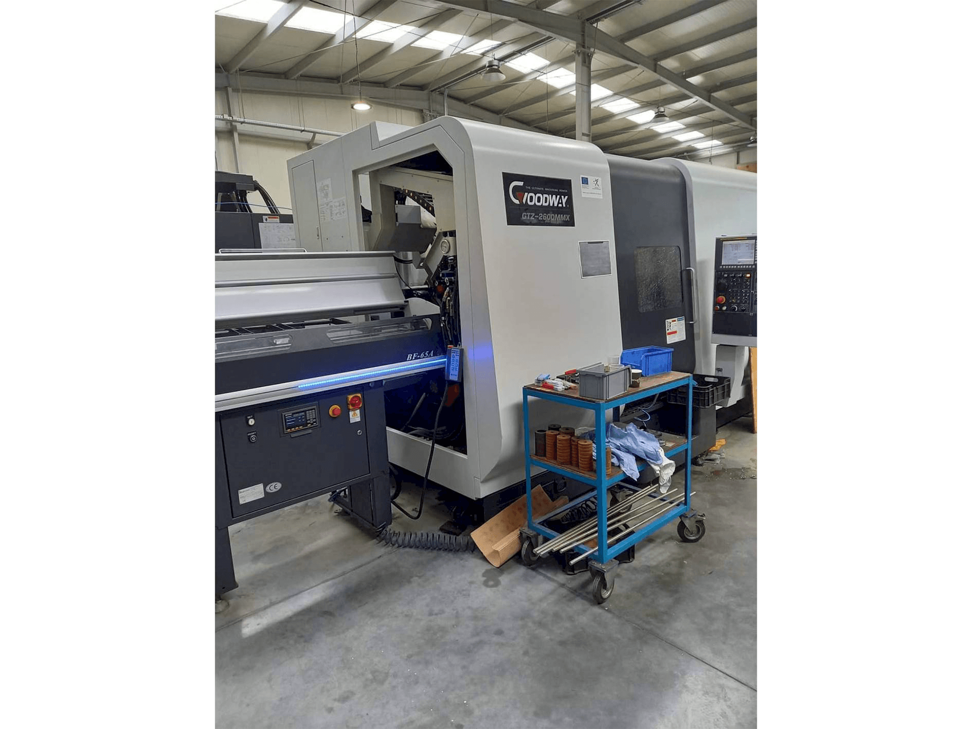 Вид станка Goodway GTZ-2600 MMX спереди