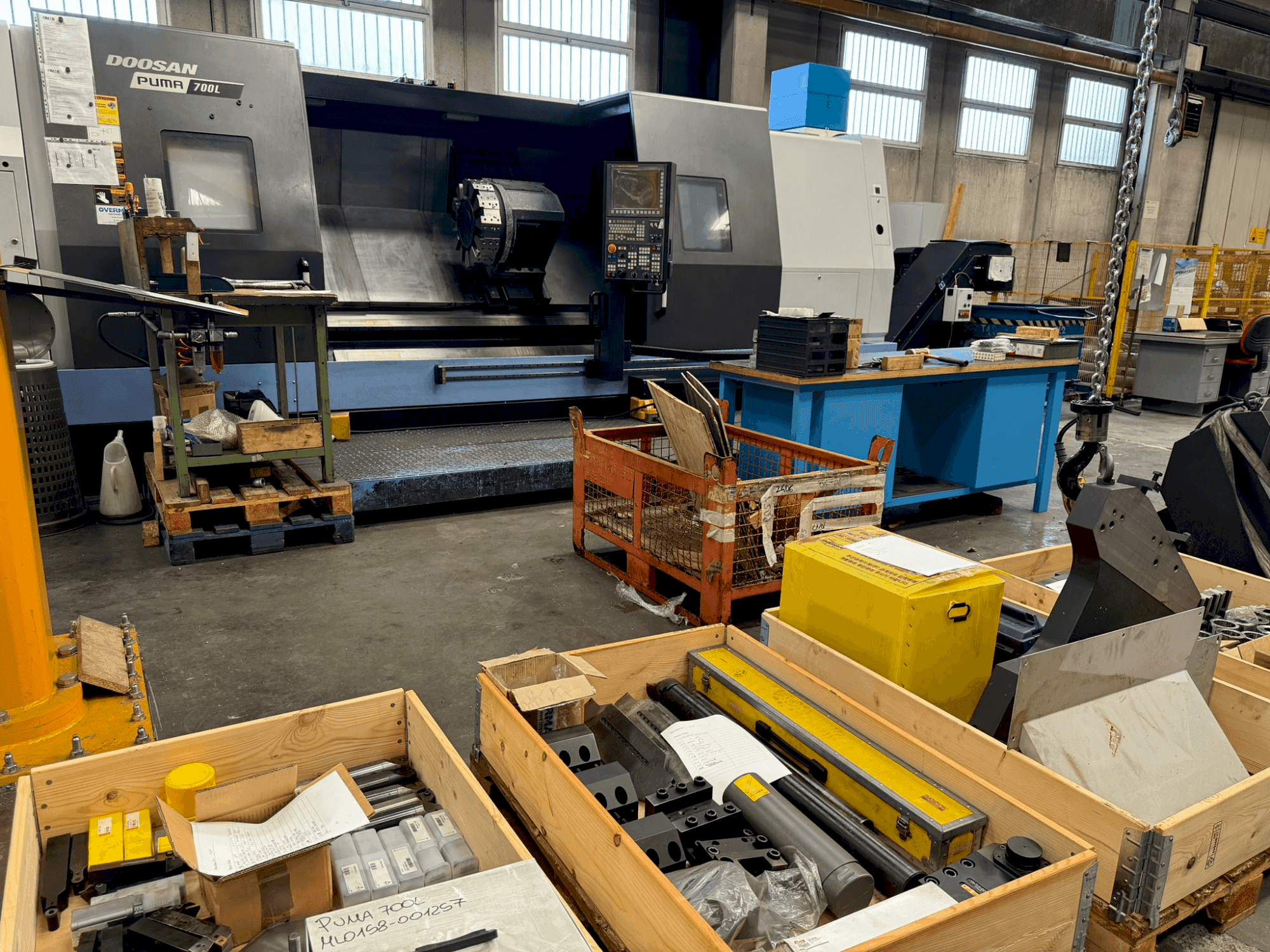 Вид станка DOOSAN PUMA 700L (2020) спереди