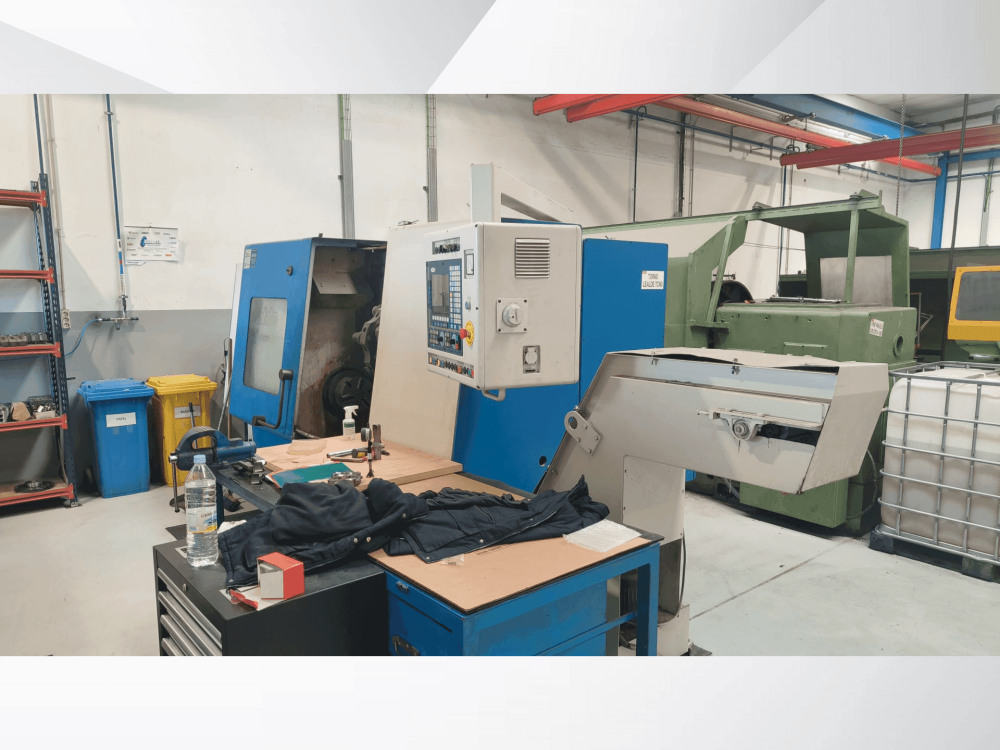 Вид станка Lealde TCN-0 сбоку