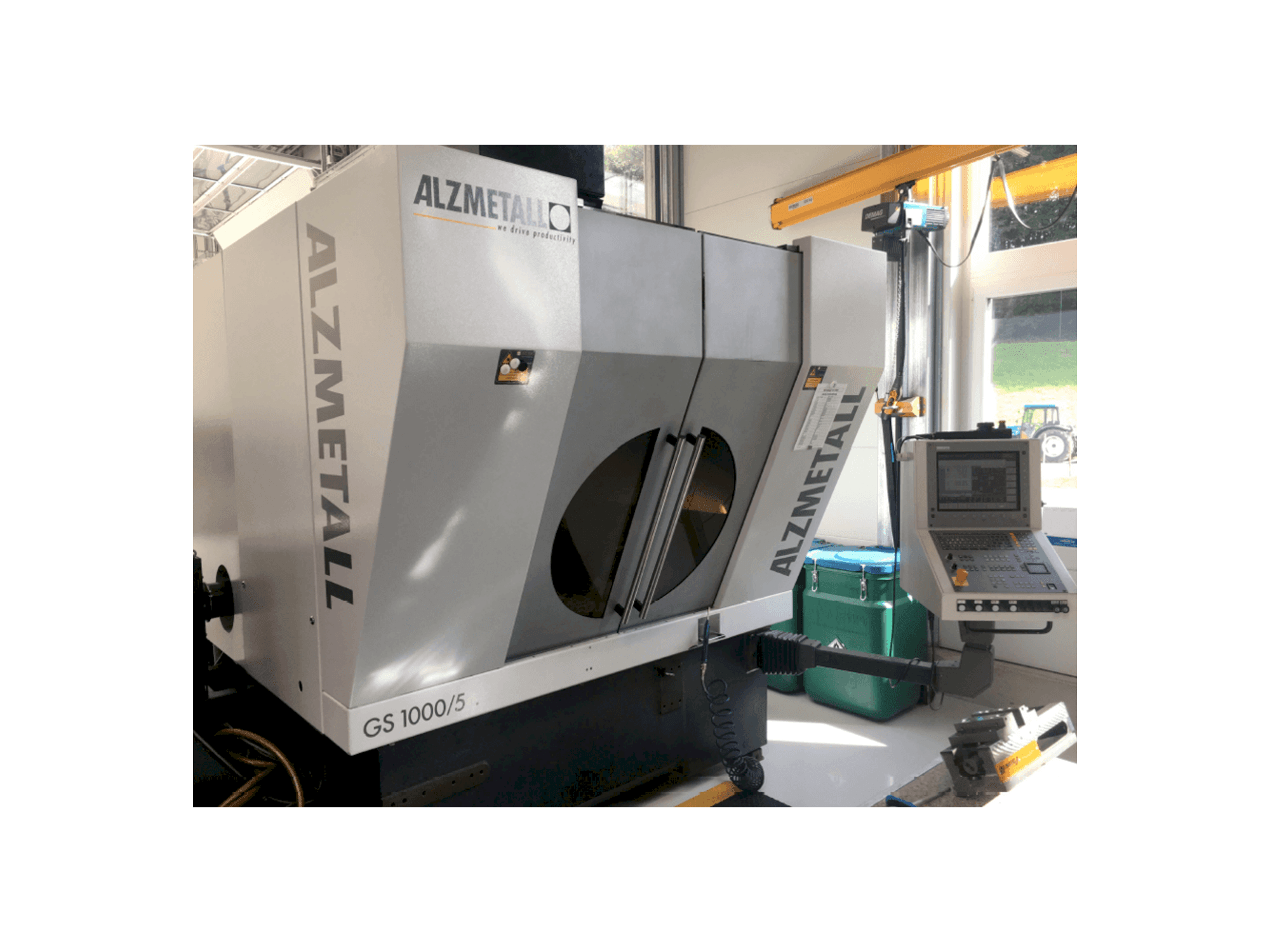 Front view of Alzmetall GS1000/5 machine