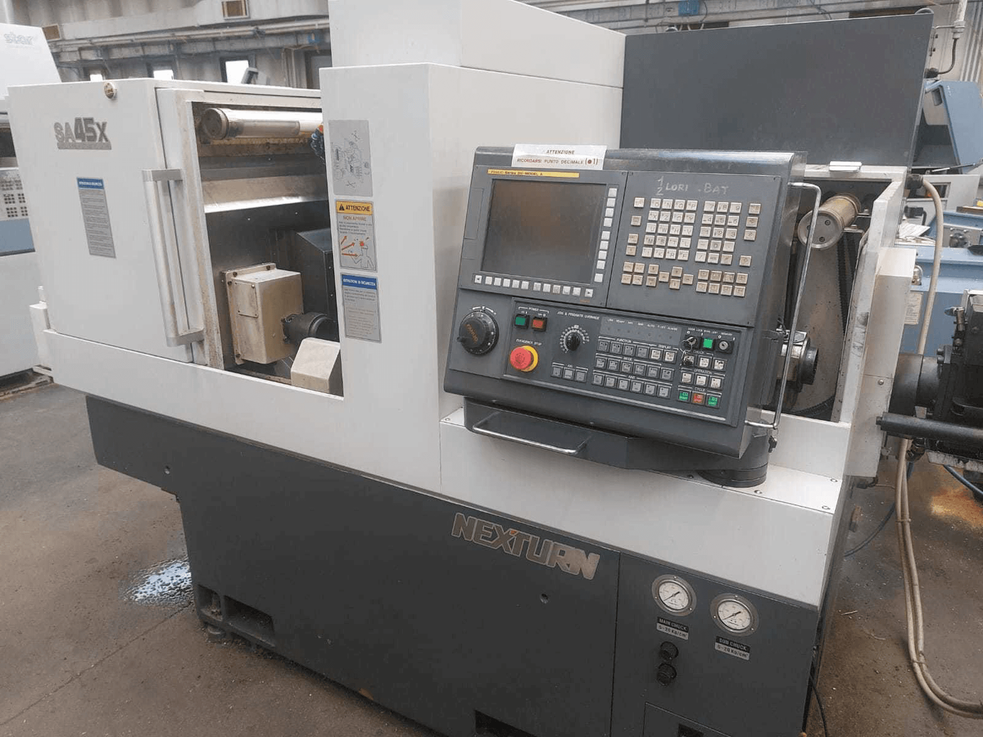 Вид станка Nexturn SA 45X спереди